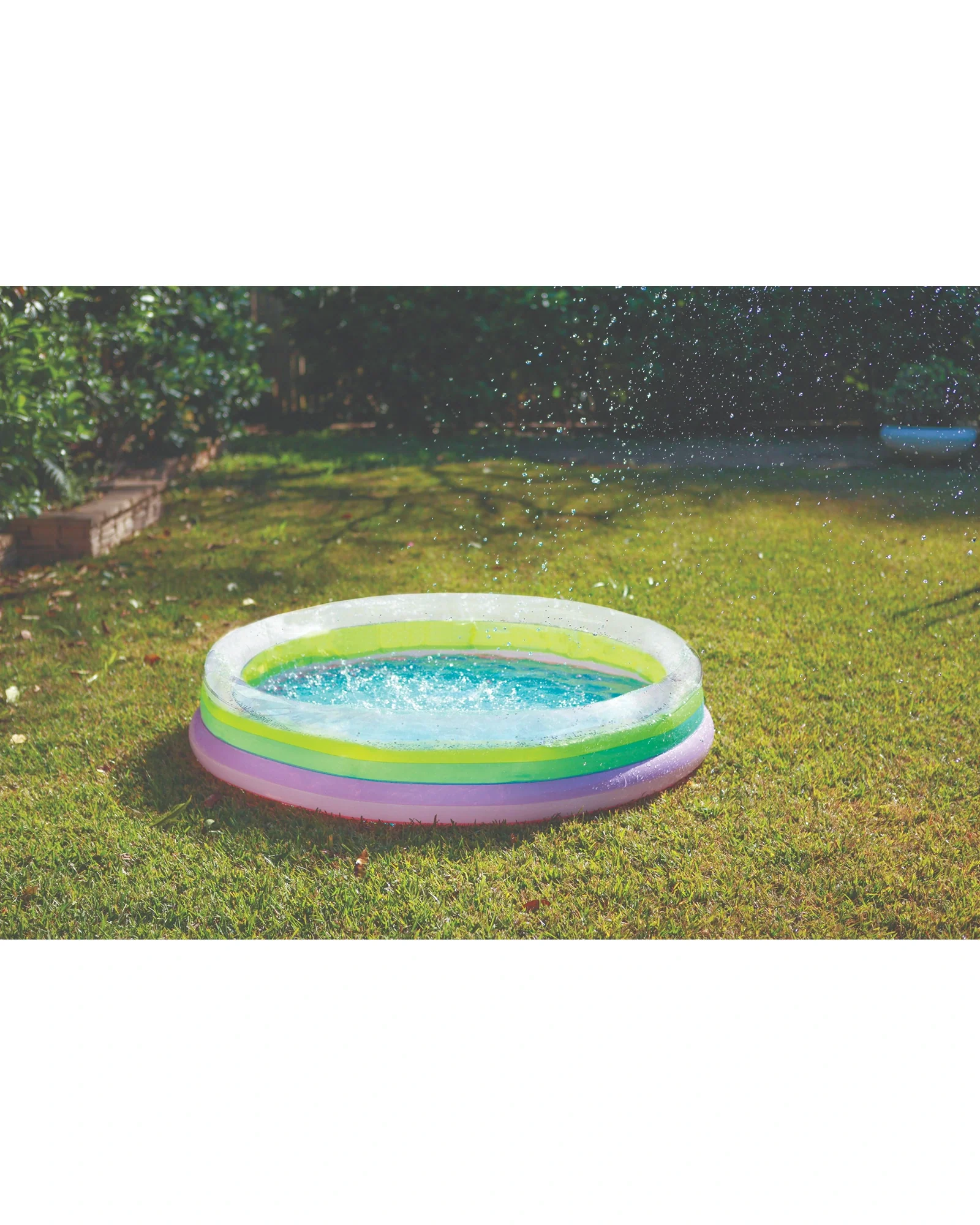Rainbow Shimmer Ring Pool