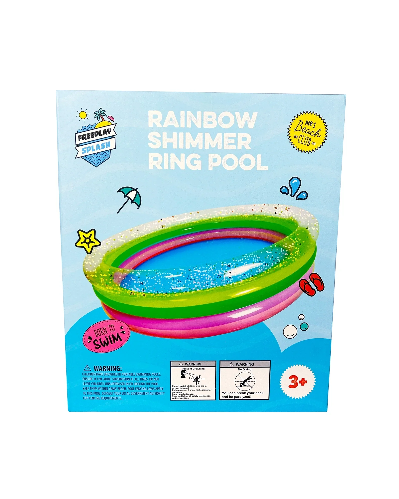 Rainbow Shimmer Ring Pool - Image 4