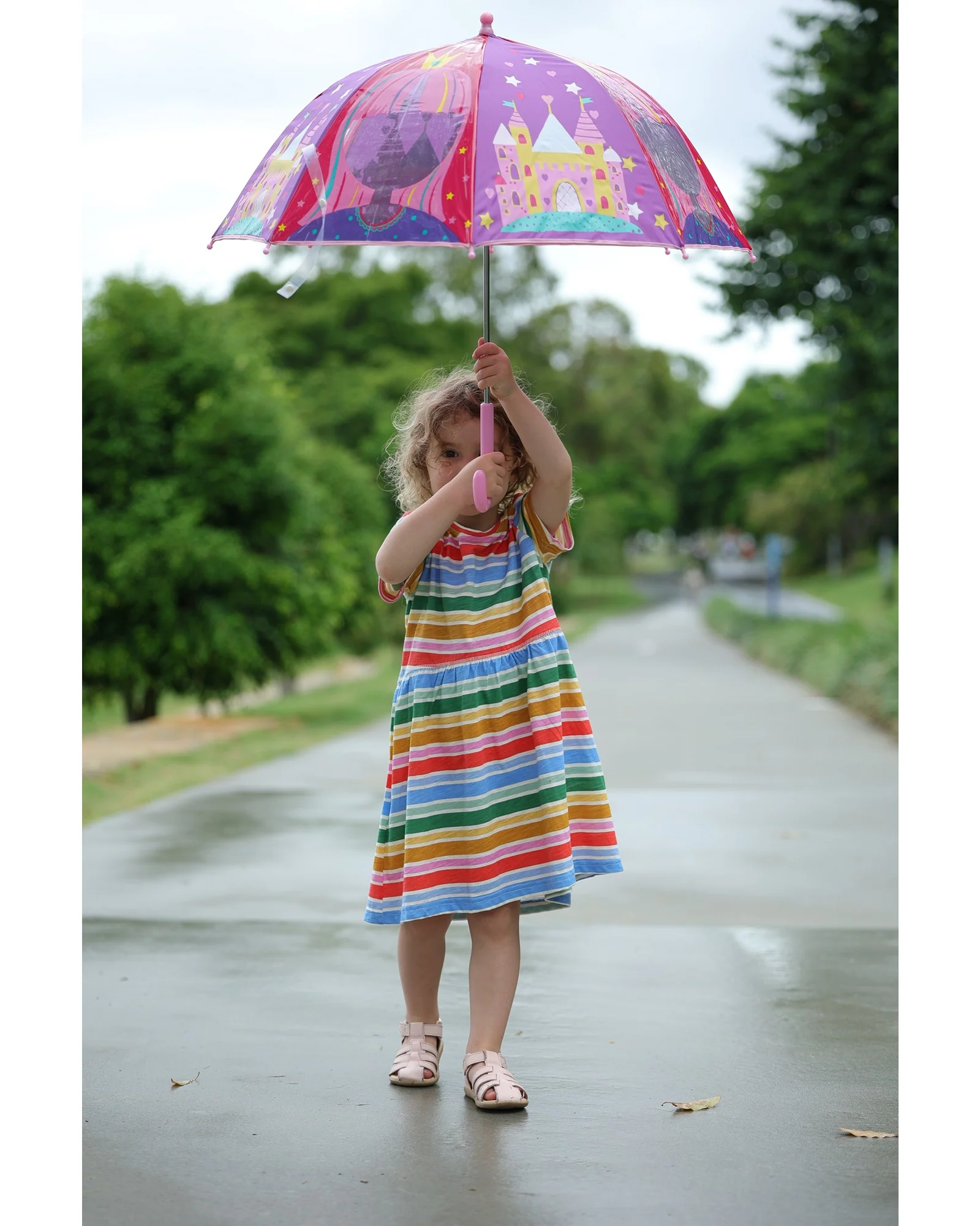 Gift Junction Colour Changing Dome Umbrella Priness - Image 14