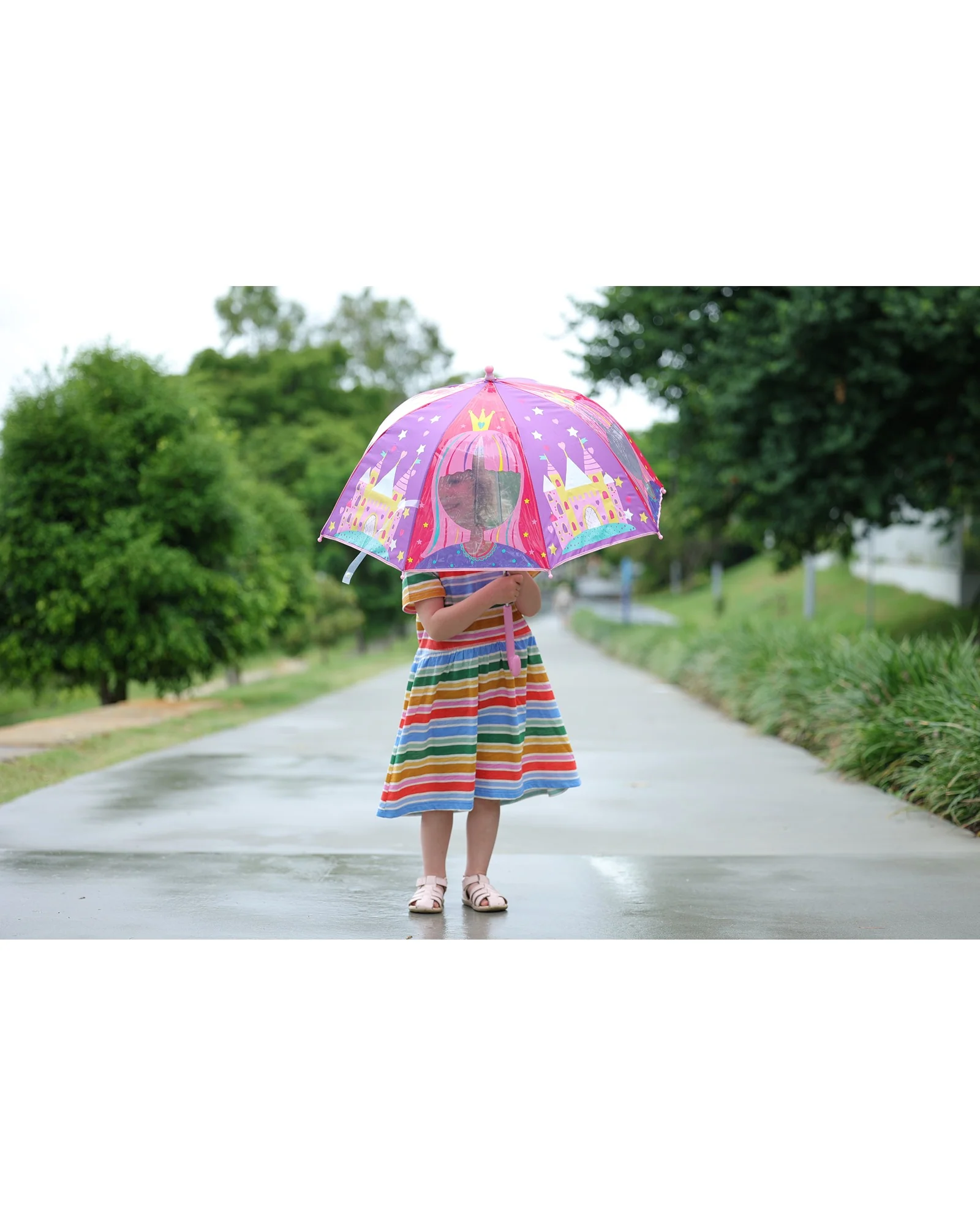 Gift Junction Colour Changing Dome Umbrella Priness - Image 15