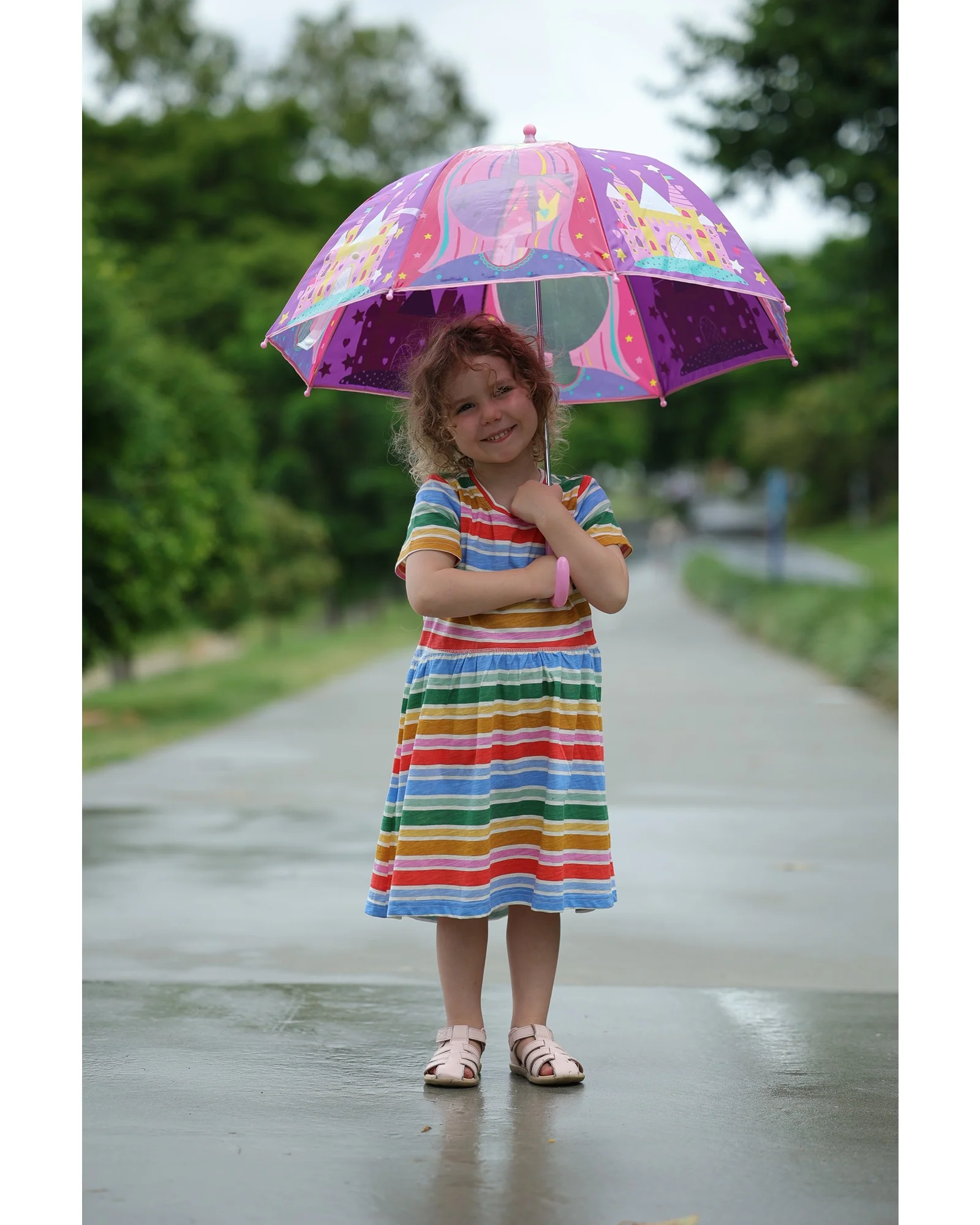 Gift Junction Colour Changing Dome Umbrella Priness - Image 8