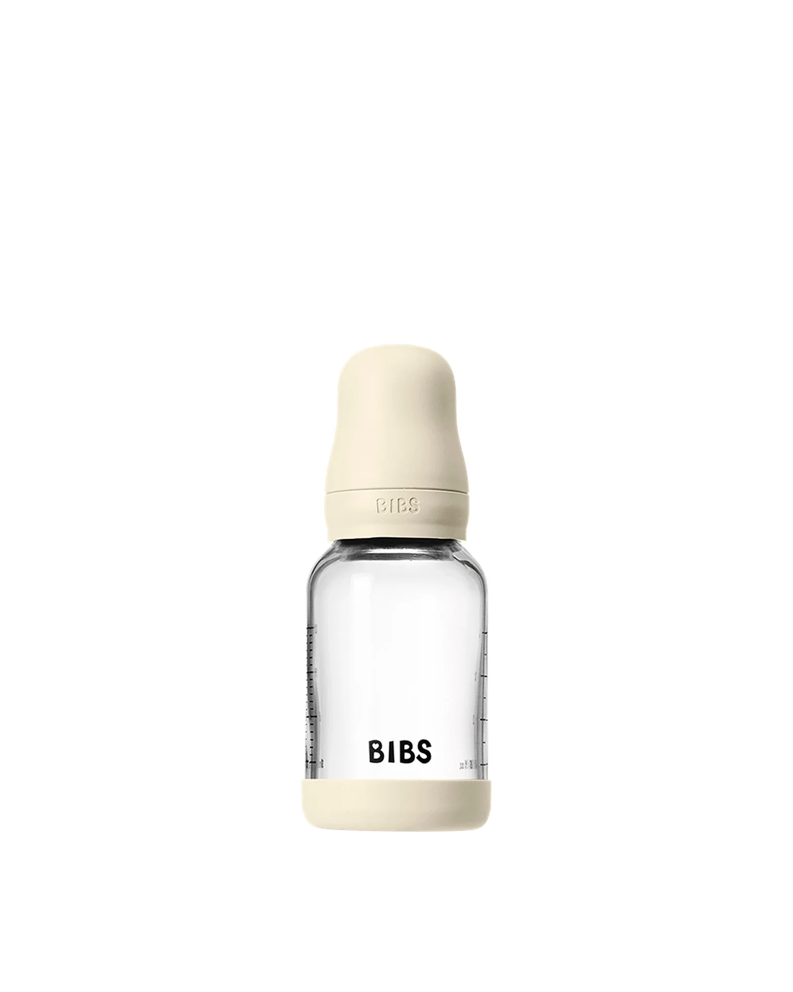 Glass Baby Bottle Latex 1 pack 120 ml Slow Flow Ivory - Image 2
