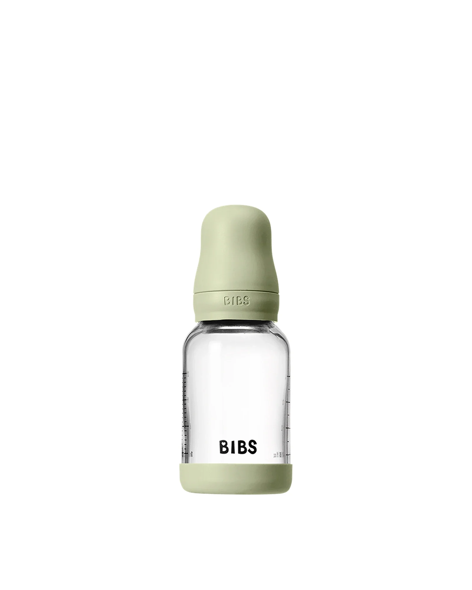 Glass Baby Bottle Latex 1 pack 120 ml Slow Flow Sage - Image 2