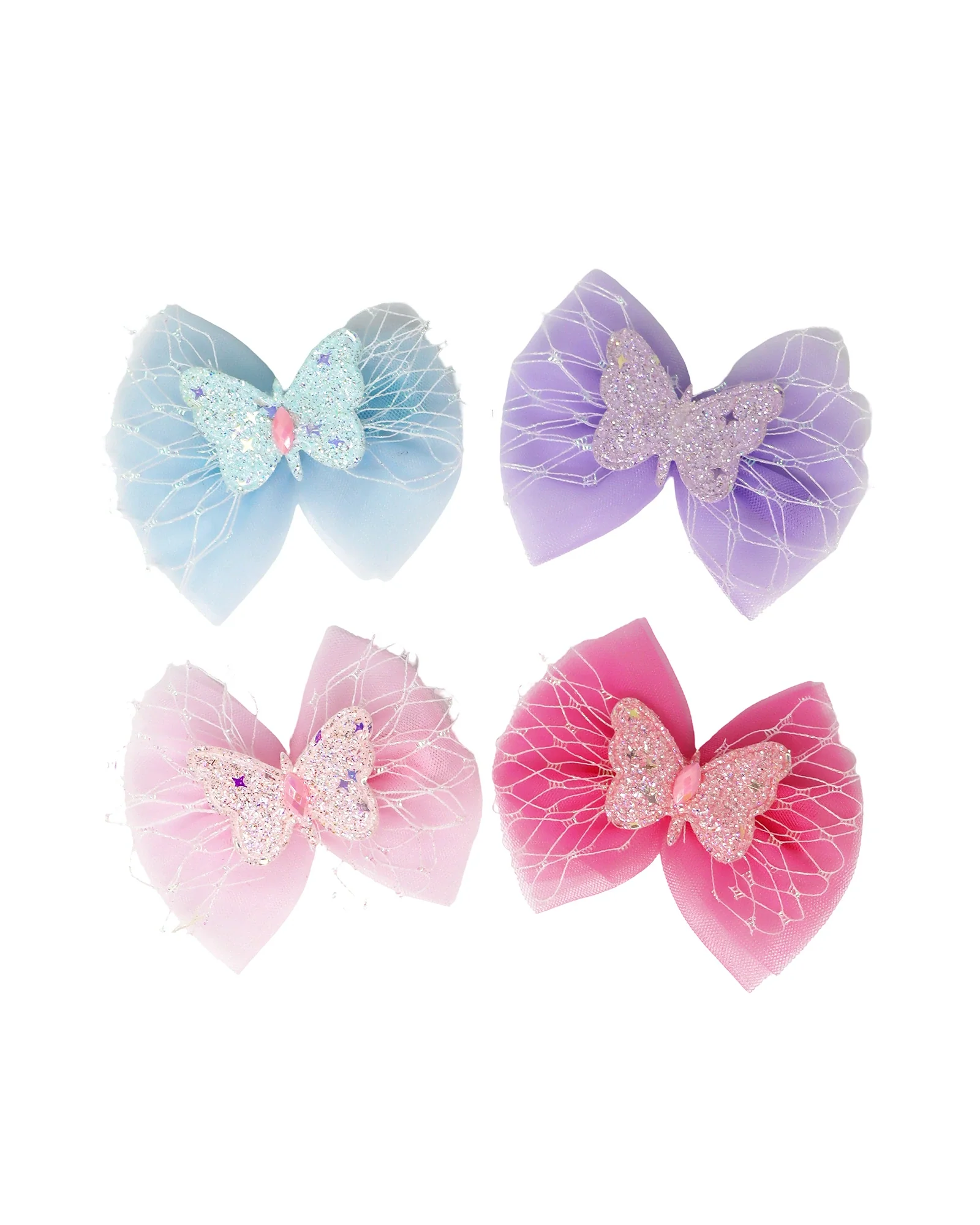 Glitter Butterfly Bow Hair Clip