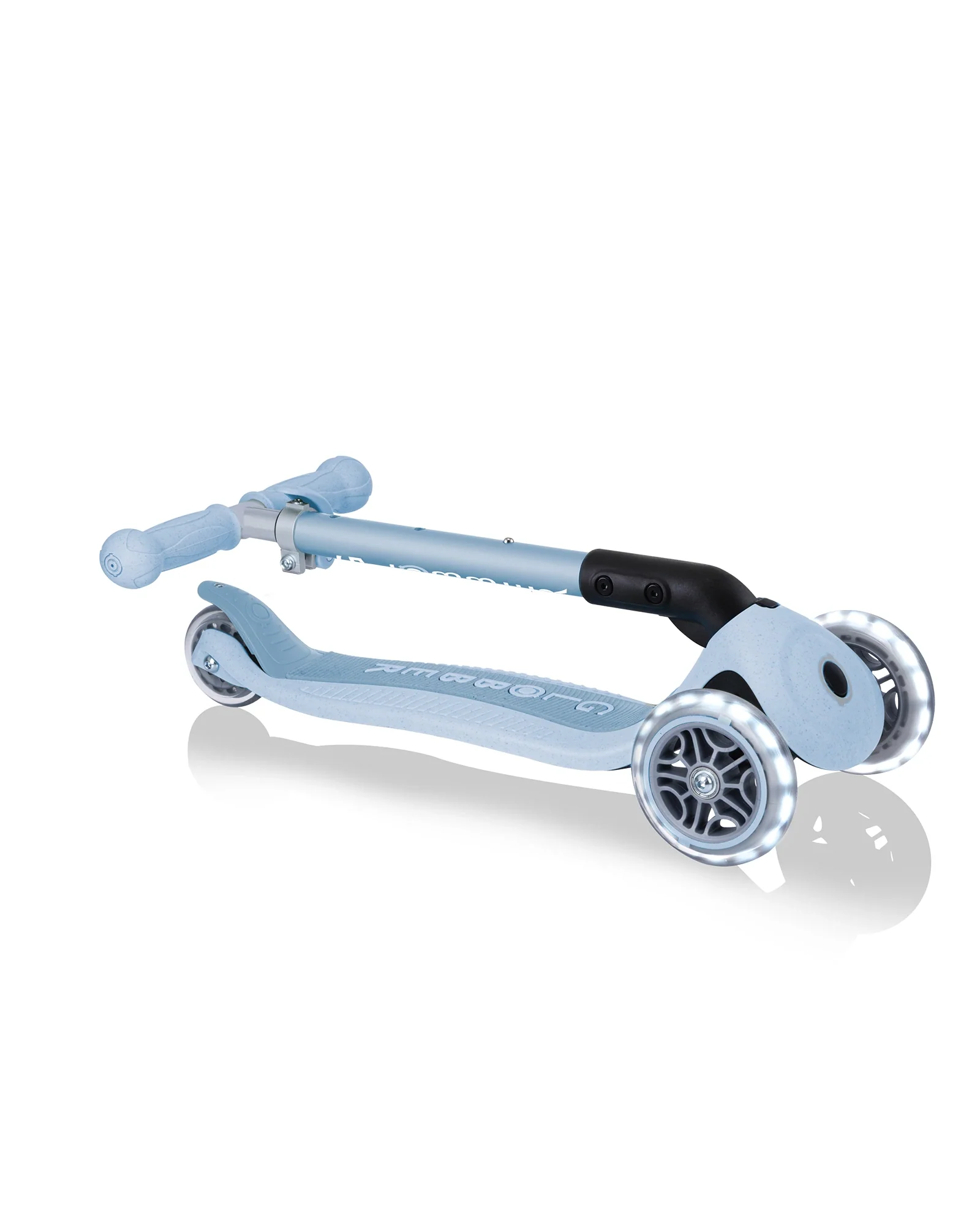 Globber ECOLOGIC JUNIOR Foldable Scooter Lights Blueberry - Image 9