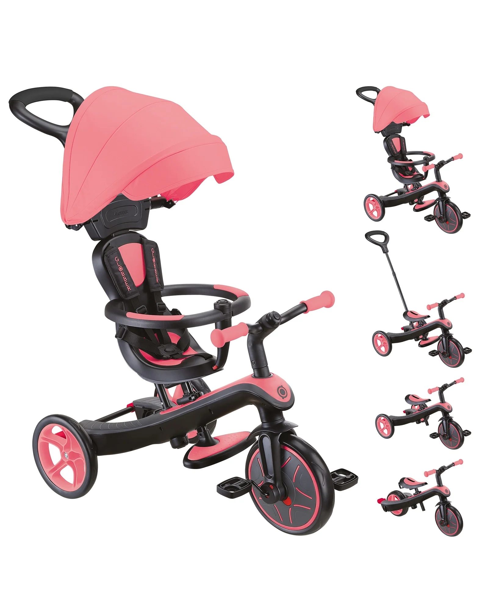 Globber EXPLORER TRIKE 4 in 1 Pink - Image 3