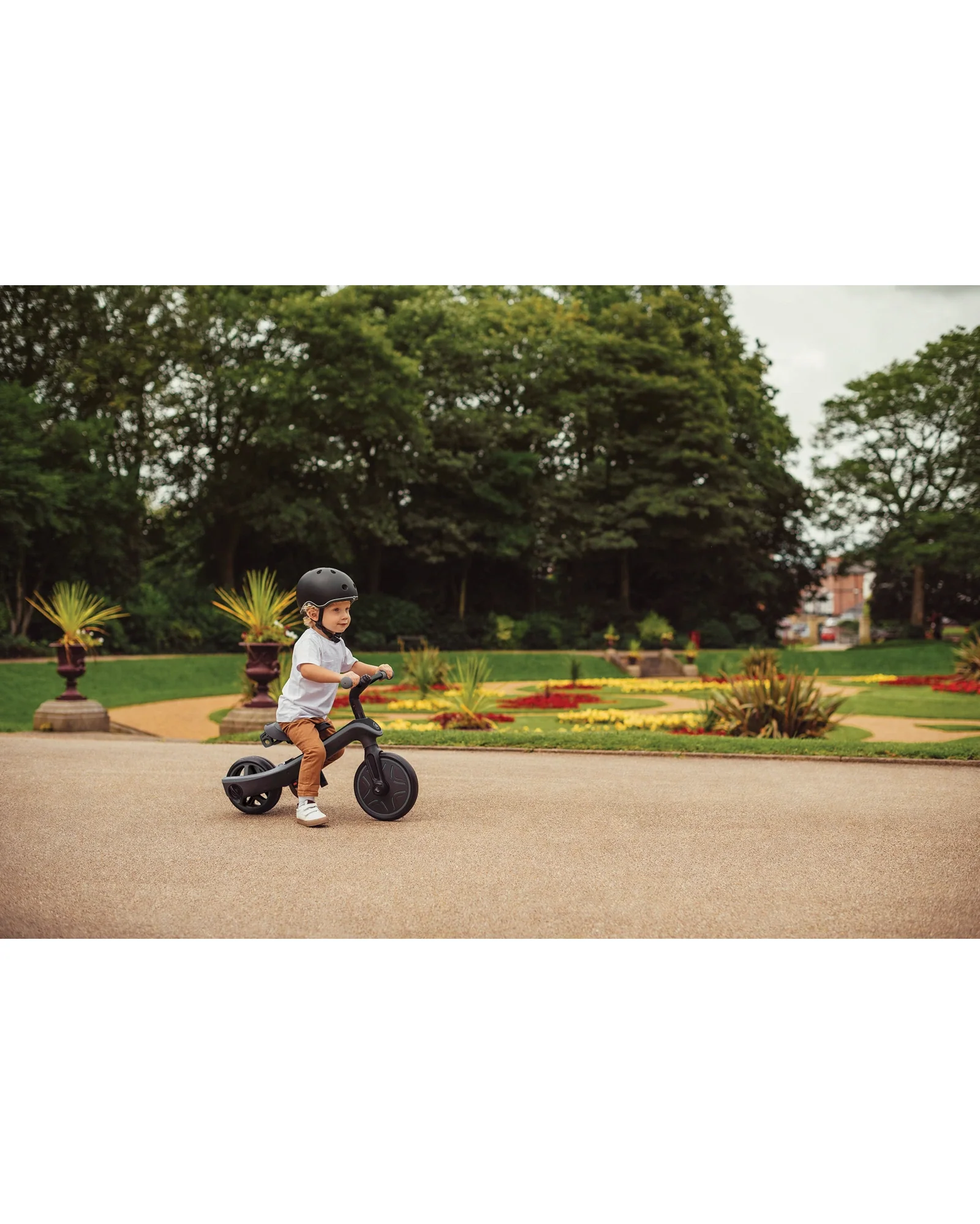 Globber Explorer Trike 4in1 Deluxe Play Black/Grey - Image 23