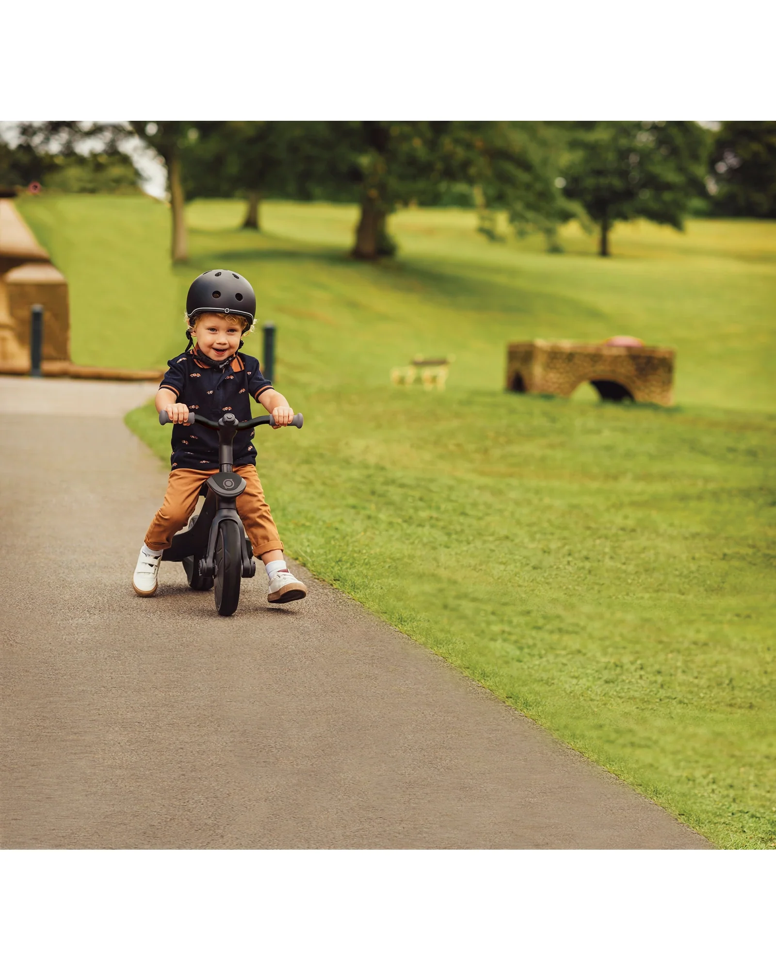 Globber Explorer Trike 4in1 Deluxe Play Black/Grey - Image 24