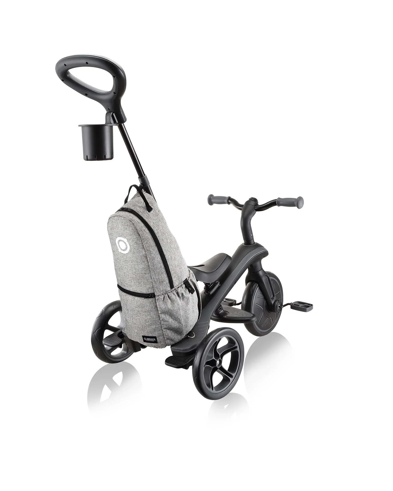 Globber Explorer Trike 4in1 Deluxe Play Black/Grey - Image 3
