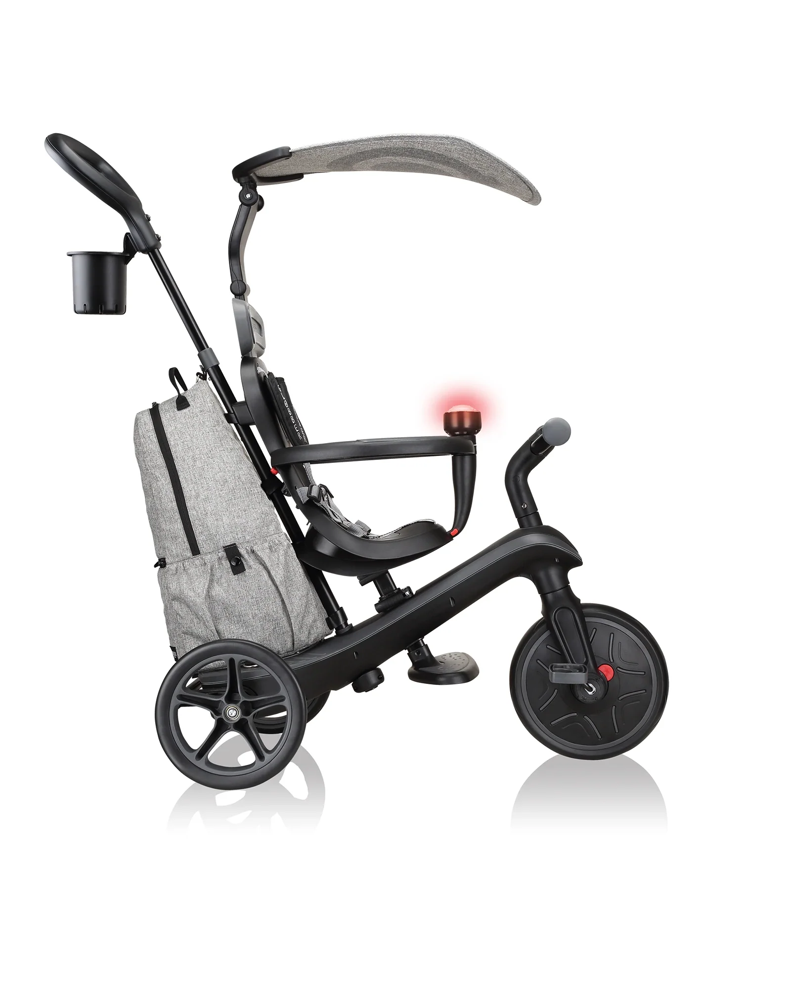 Globber Explorer Trike 4in1 Deluxe Play Black/Grey - Image 9