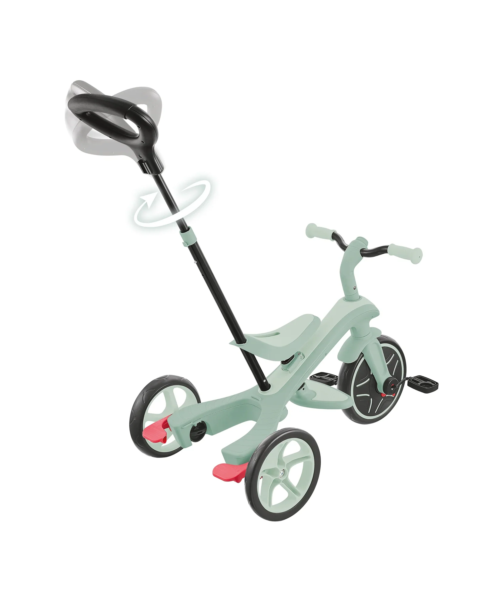 Globber Explorer Trike 4in1 Ecologic Pistaschio - Image 17