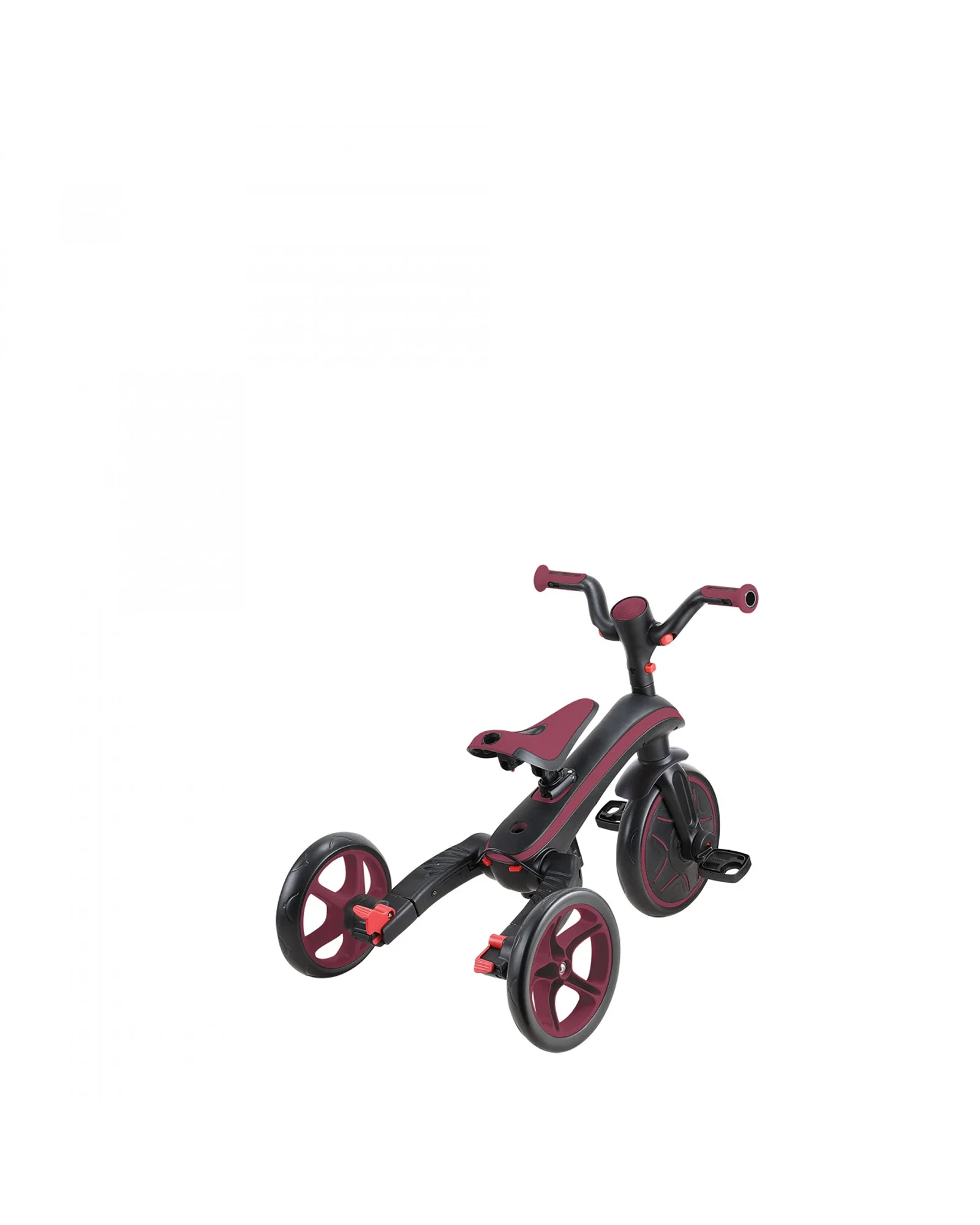 Globber Explorer Trike 4in1 Foldable Burgundy - Image 15
