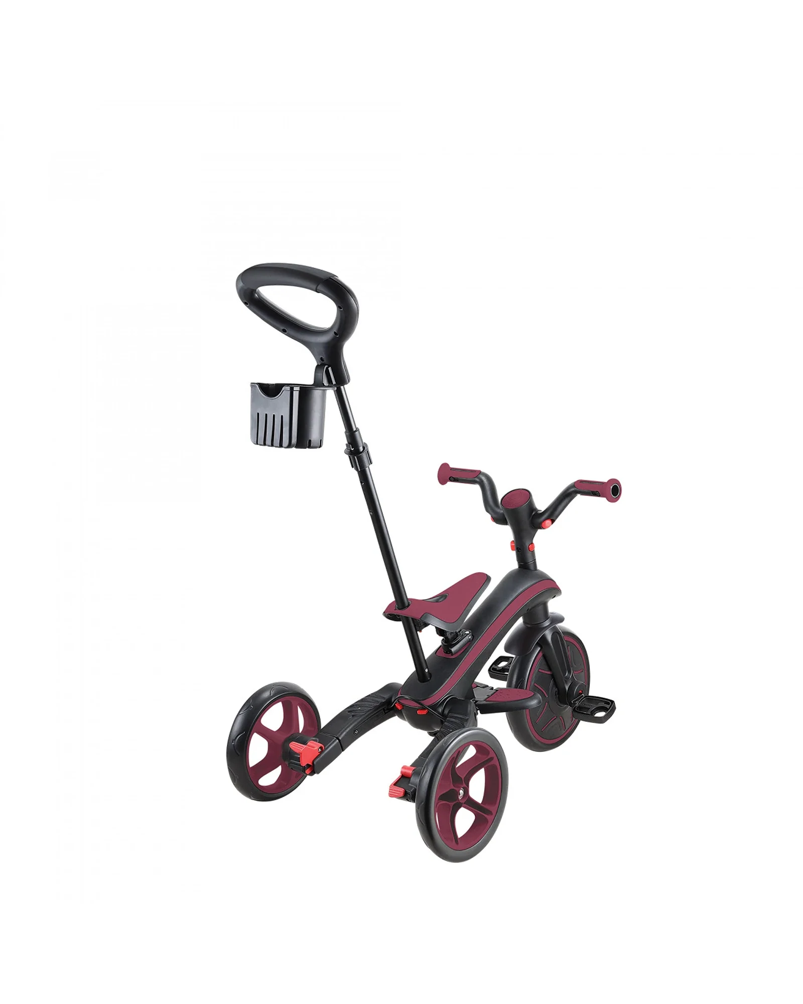 Globber Explorer Trike 4in1 Foldable Burgundy - Image 16