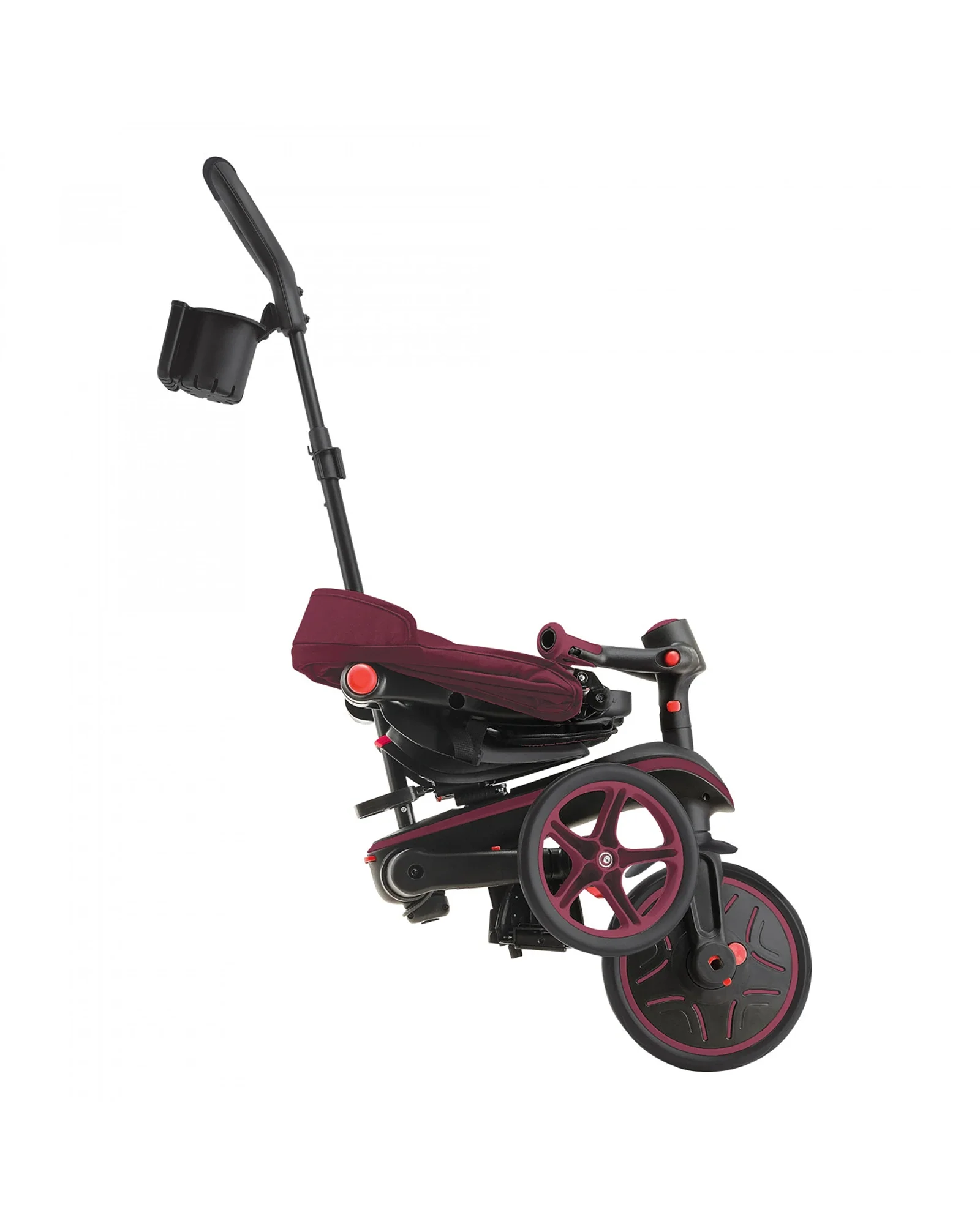Globber Explorer Trike 4in1 Foldable Burgundy - Image 2