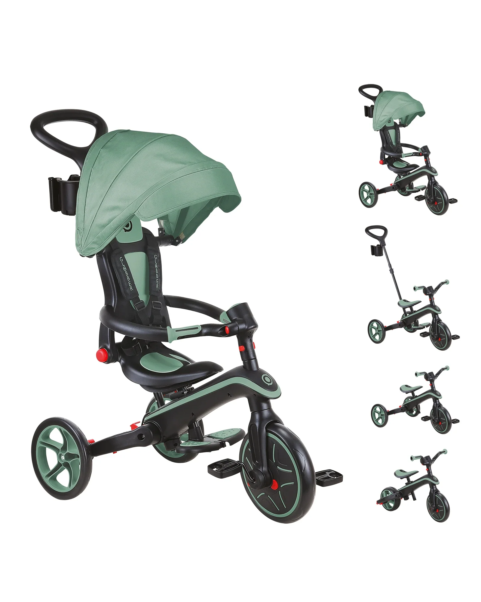 Globber Explorer Trike Foldable 4in1