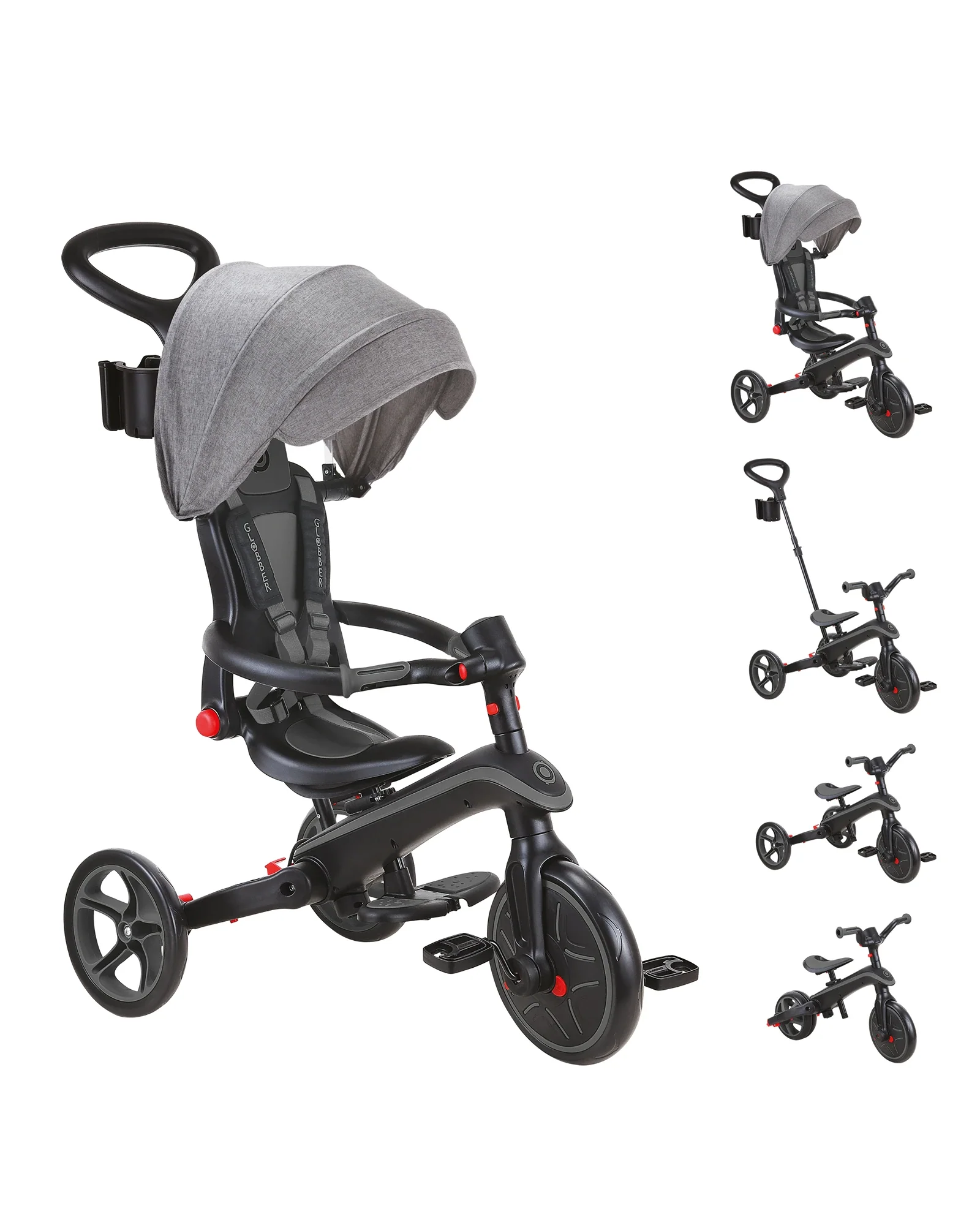 Globber Explorer Trike Foldable 4in1
