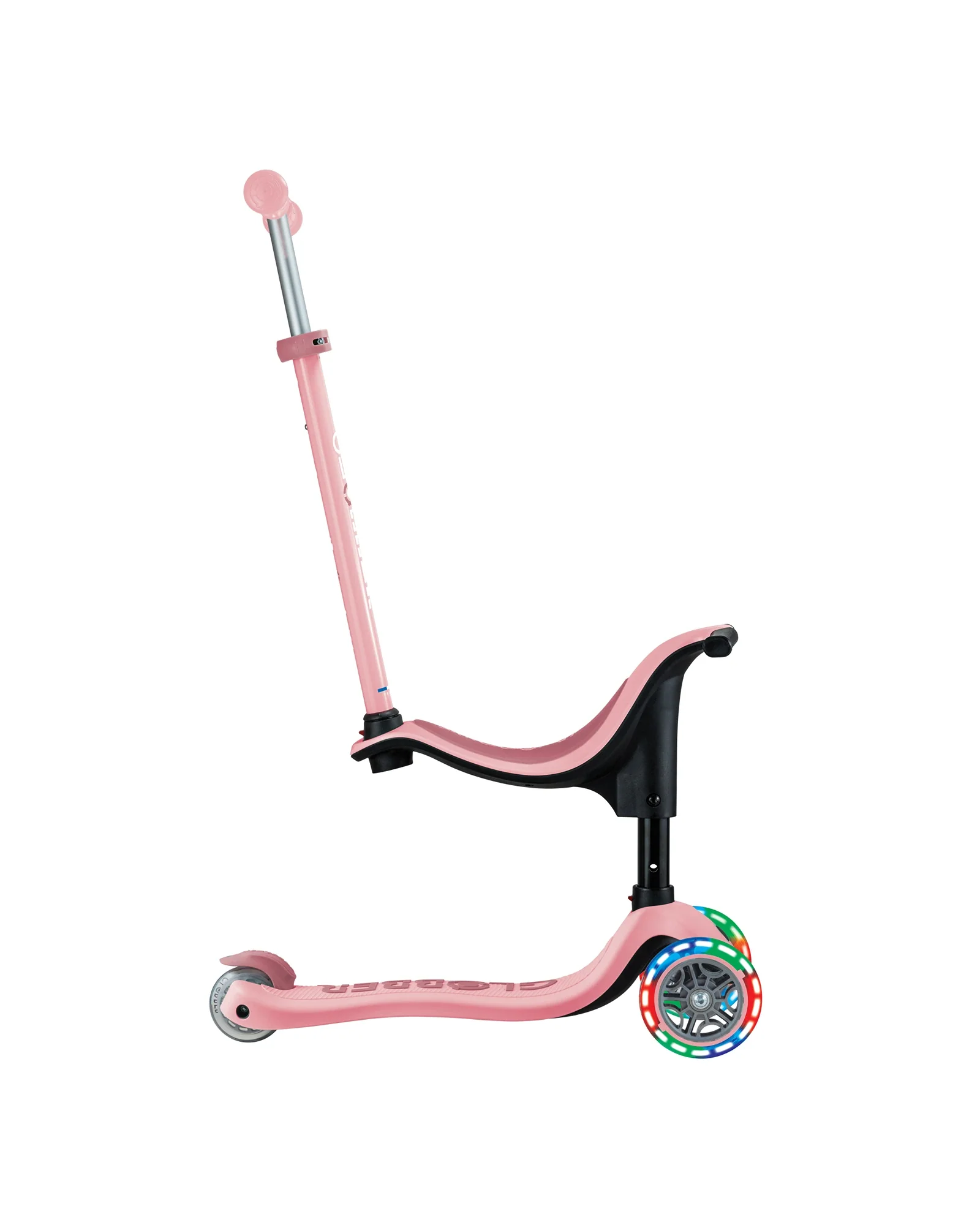 Globber Go Sporty Lights V2 Pastel Pink/Deep Pink - Image 7