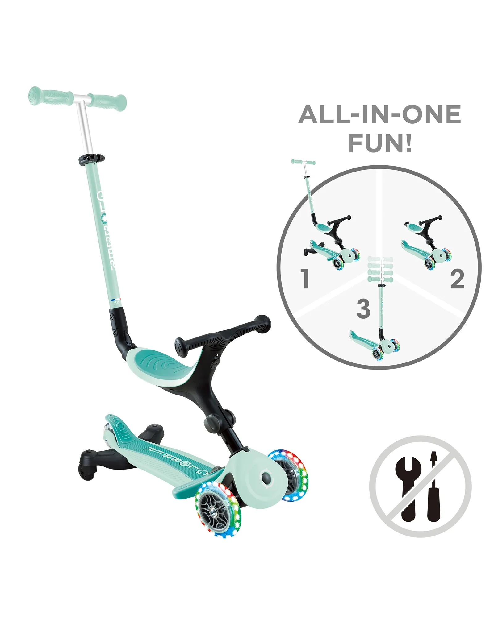 Globber Go Up Active Lights 360 - Image 31