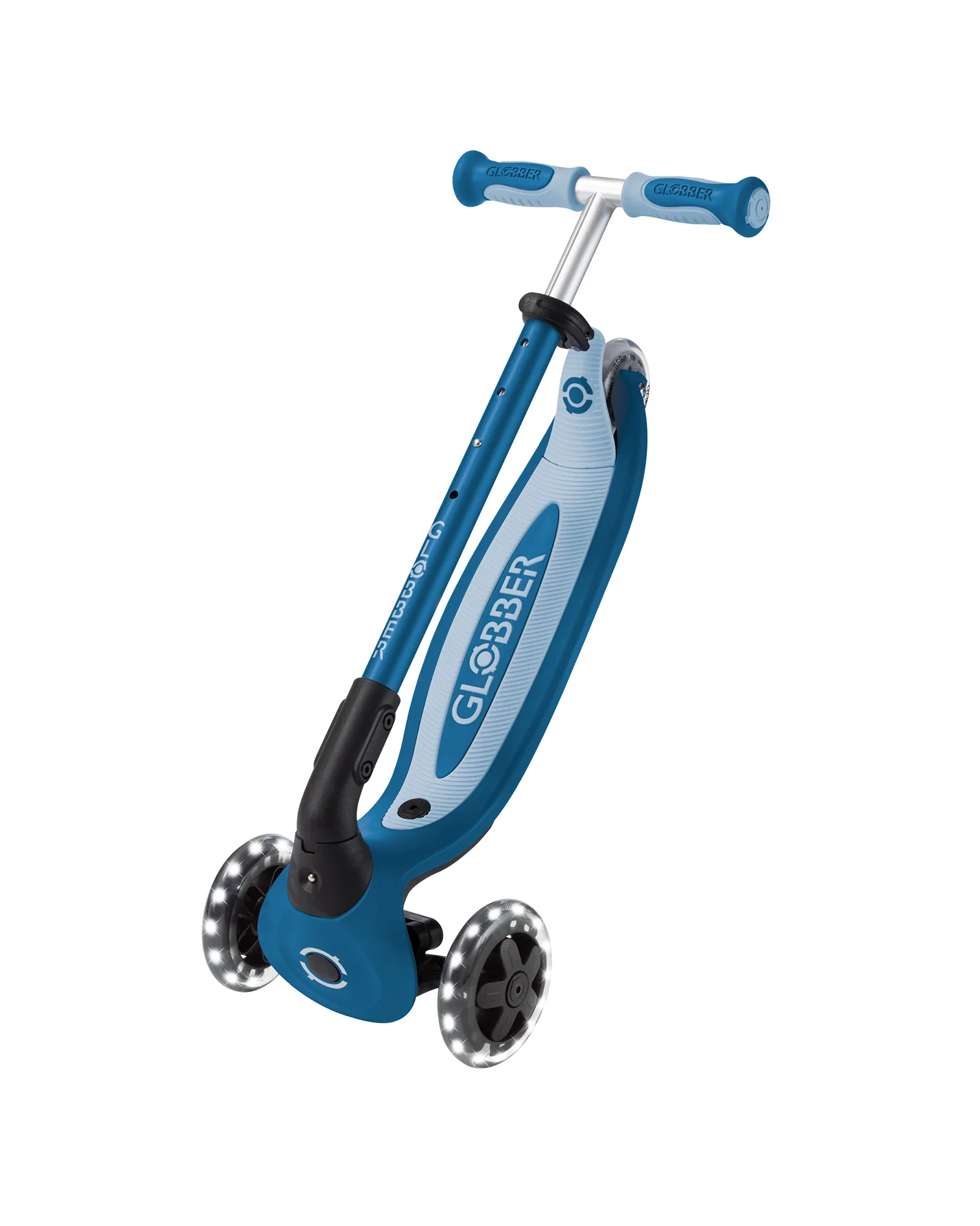 Globber Go Up Baby Lights 360 Dark Blue/Pastel Blue - Image 9