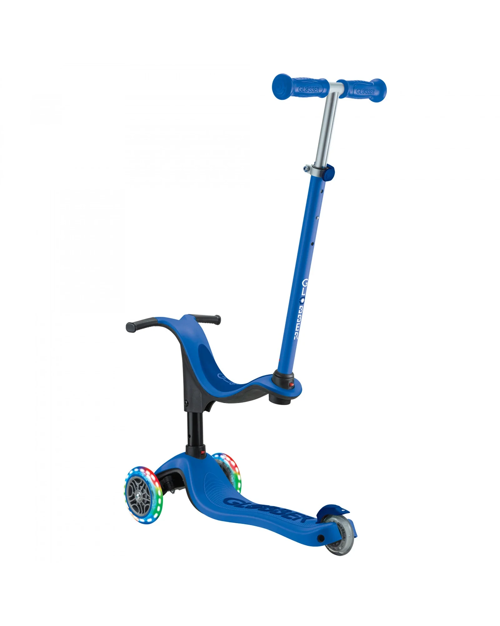 Globber Go Up Sporty Lights V2 Navy Blue - Image 2