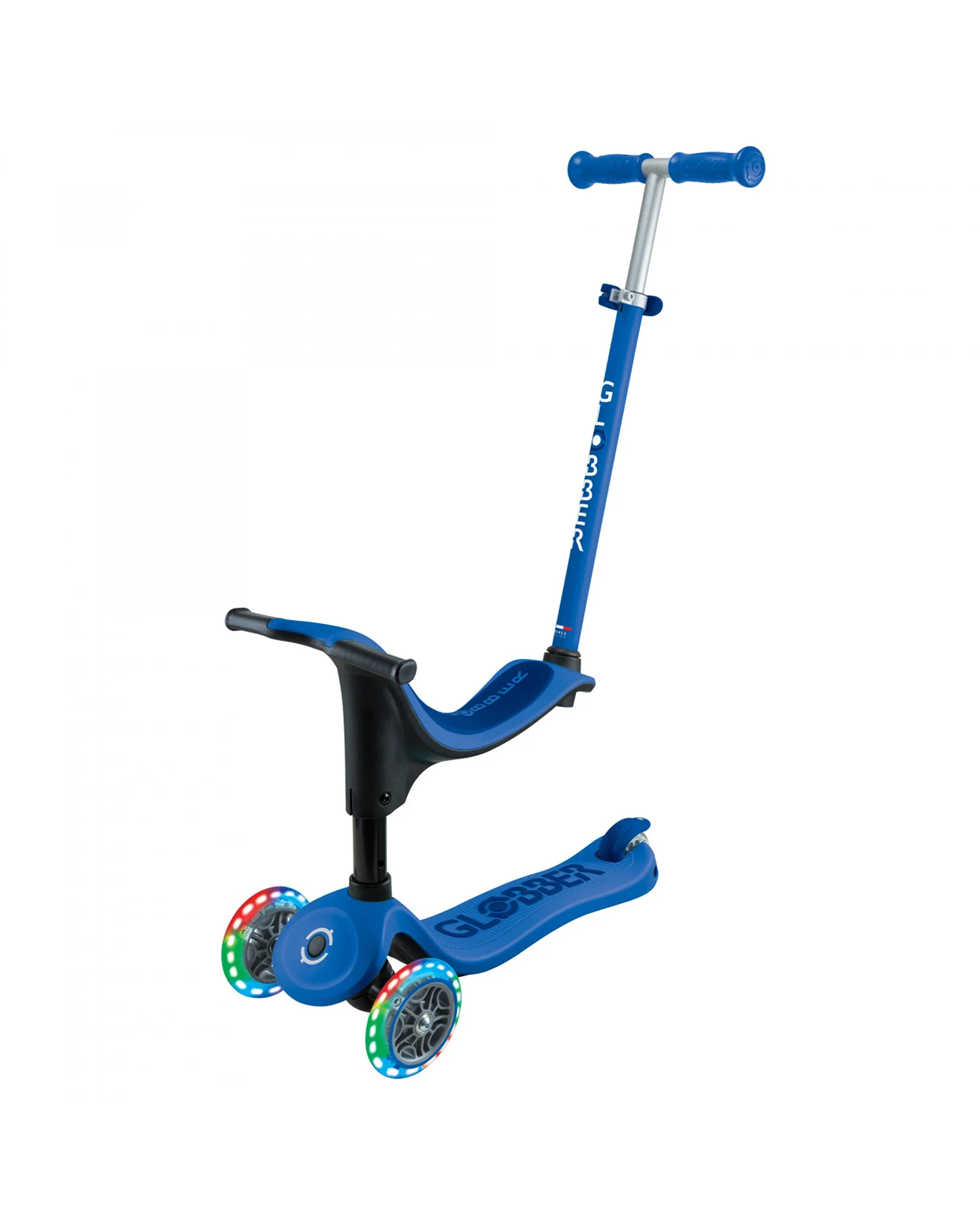 Globber Go Up Sporty Lights V2 Navy Blue - Image 5