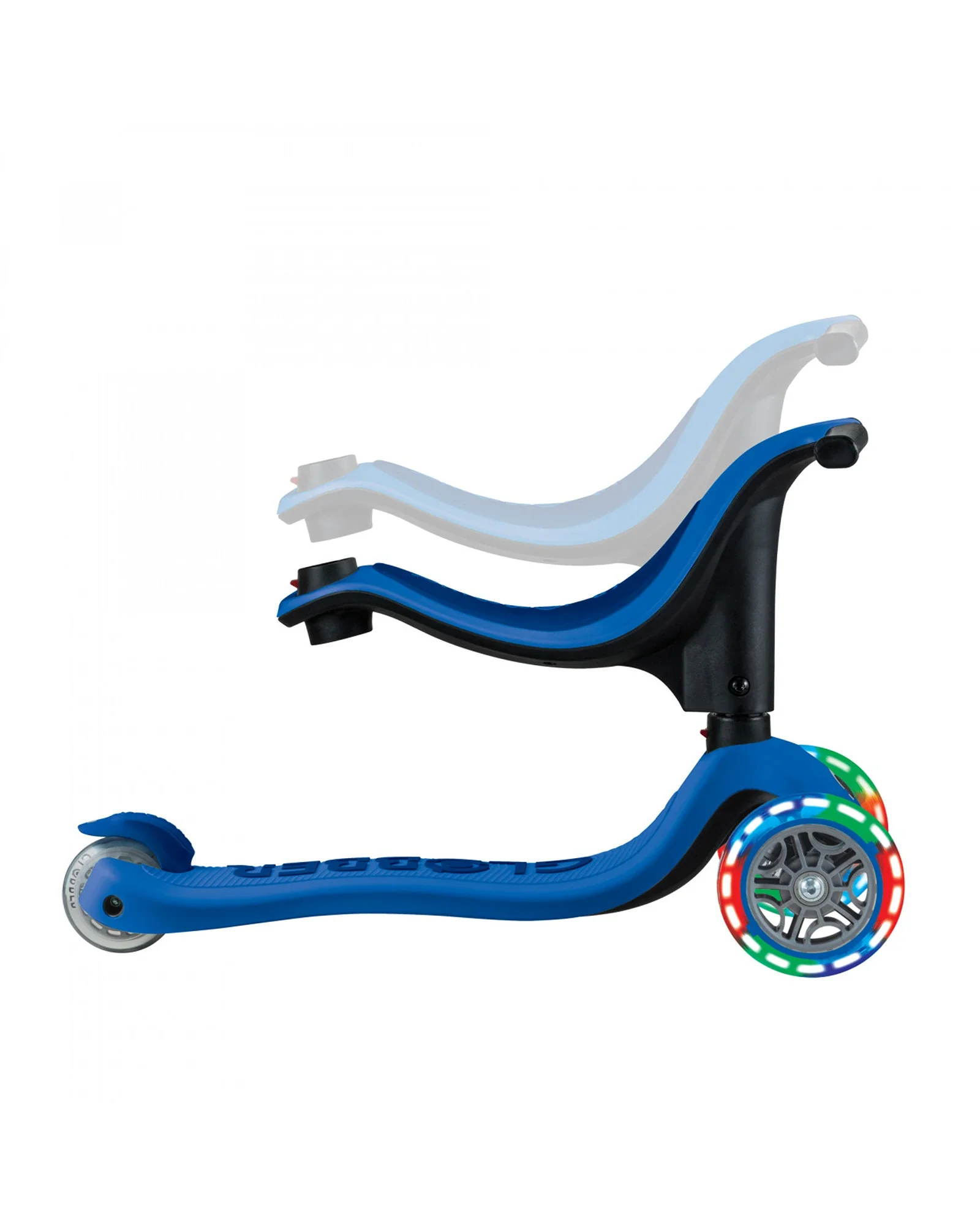 Globber Go Up Sporty Lights V2 Navy Blue - Image 7