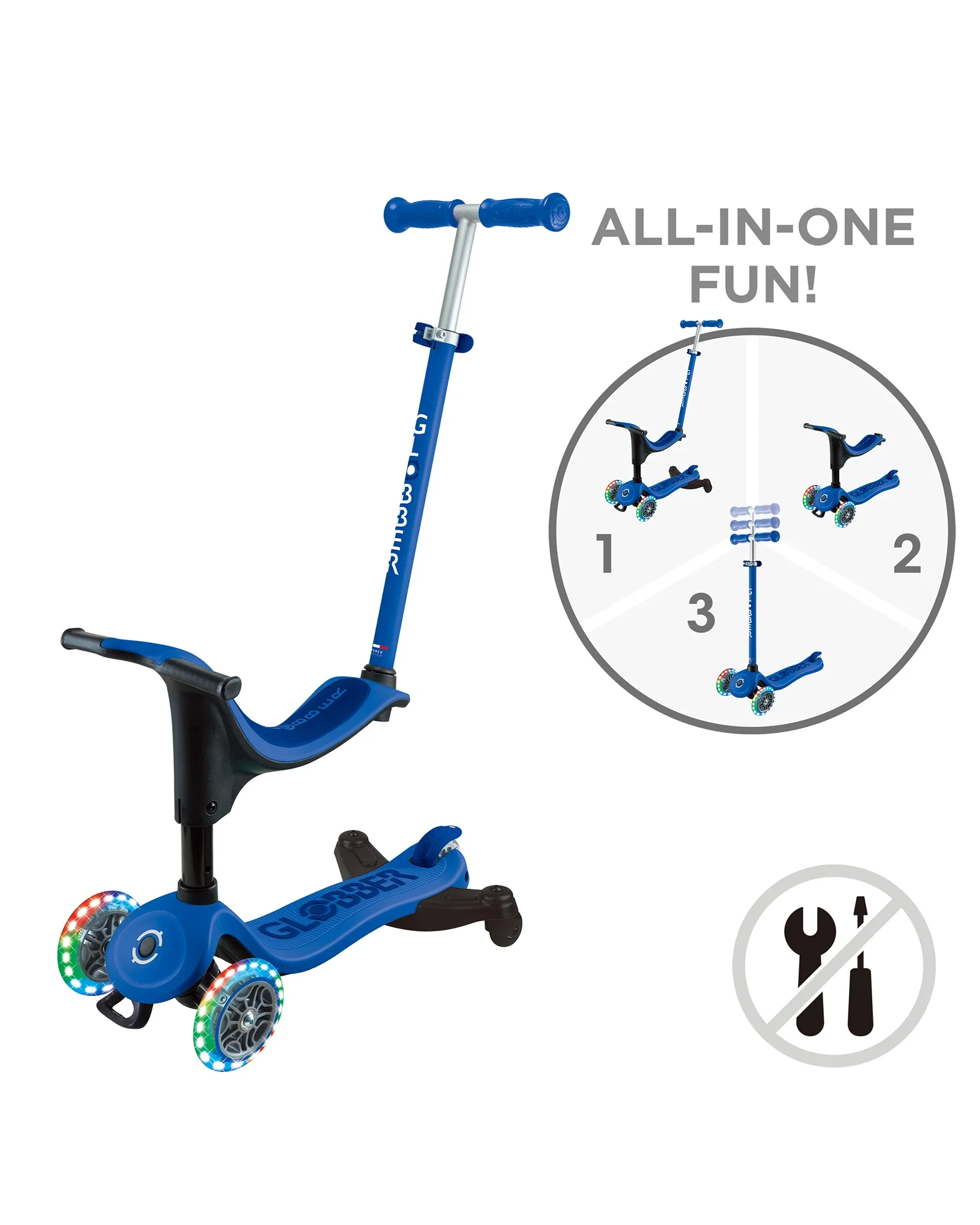 Globber Go Up Sporty Lights 360 - Image 12