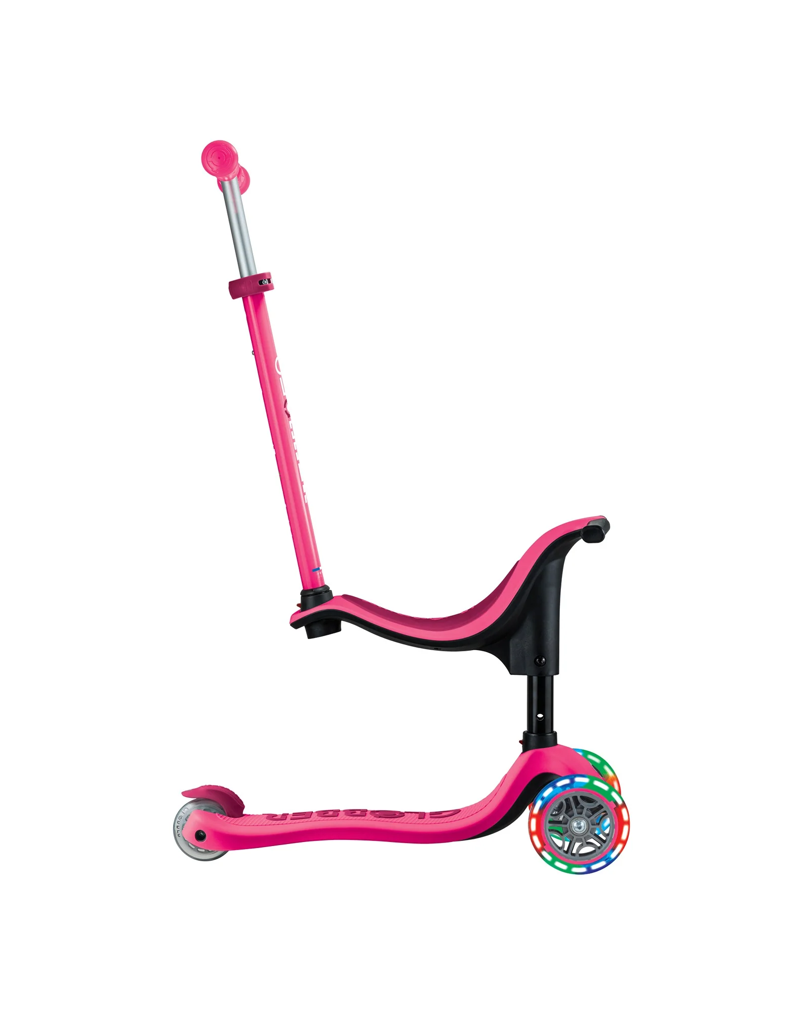 Globber Go Up Sporty Lights V2 Dark Pink - Image 8