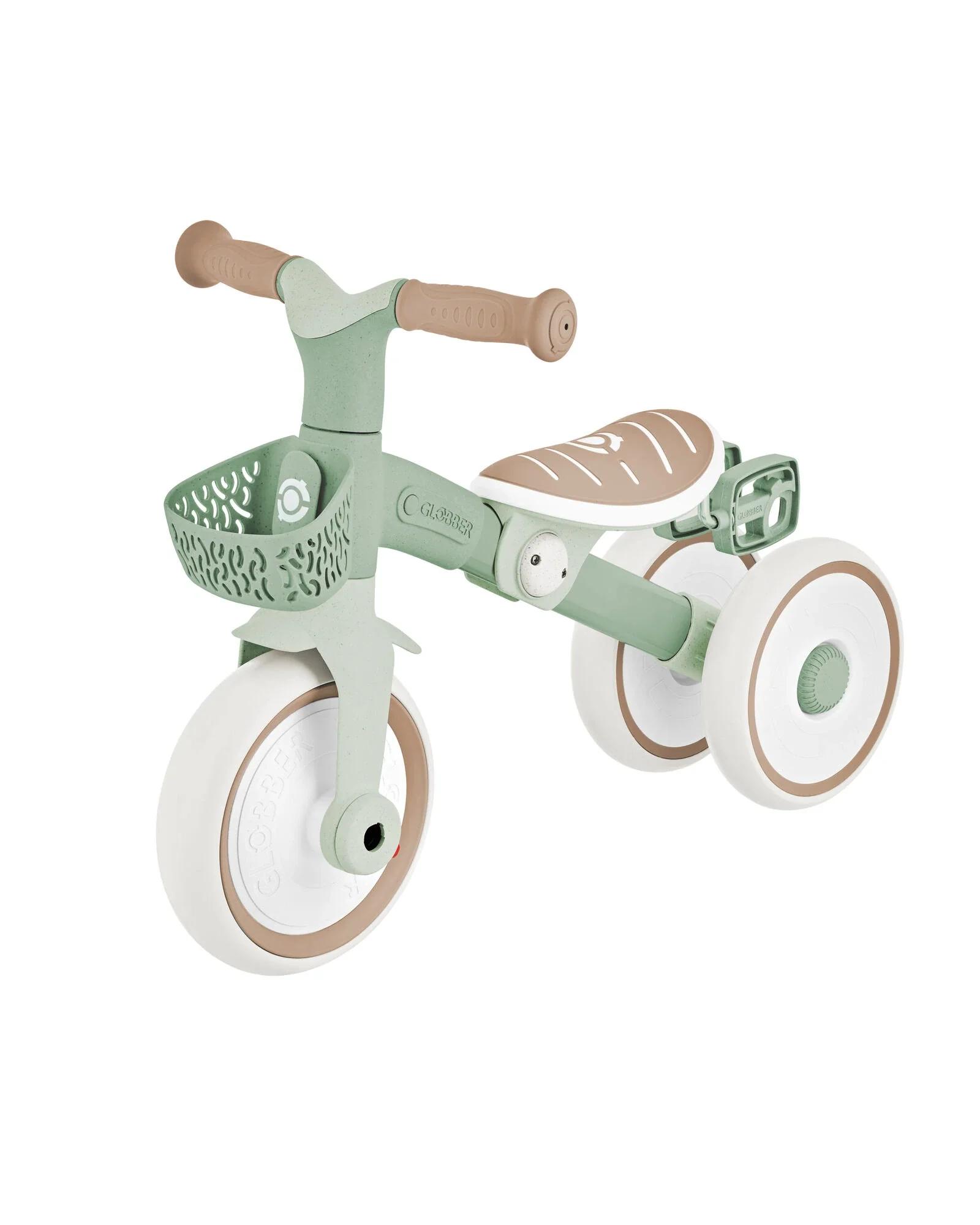 Globber Learning Trike 2 in 1 PLUS Ecologic Pistachio