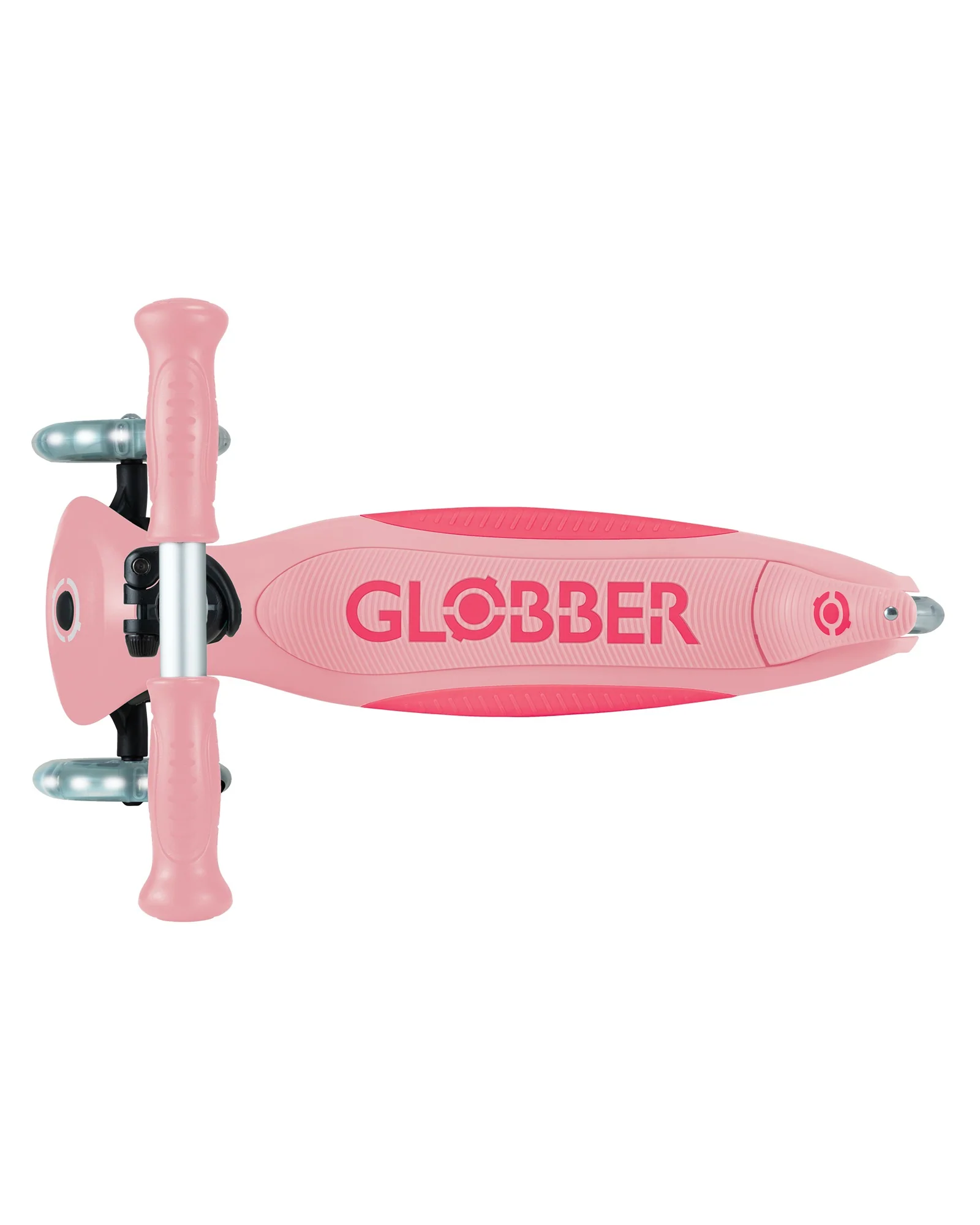 Globber Primo Fold Plus Lights Pink Coral - Image 2
