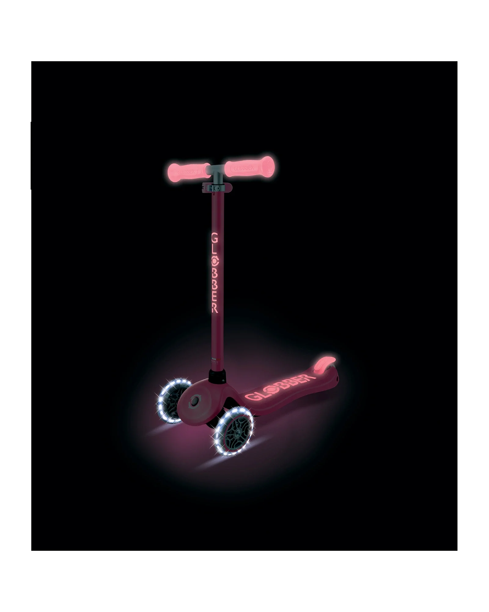 Globber Primo Plus Glow Lights Coral Pink - Image 11
