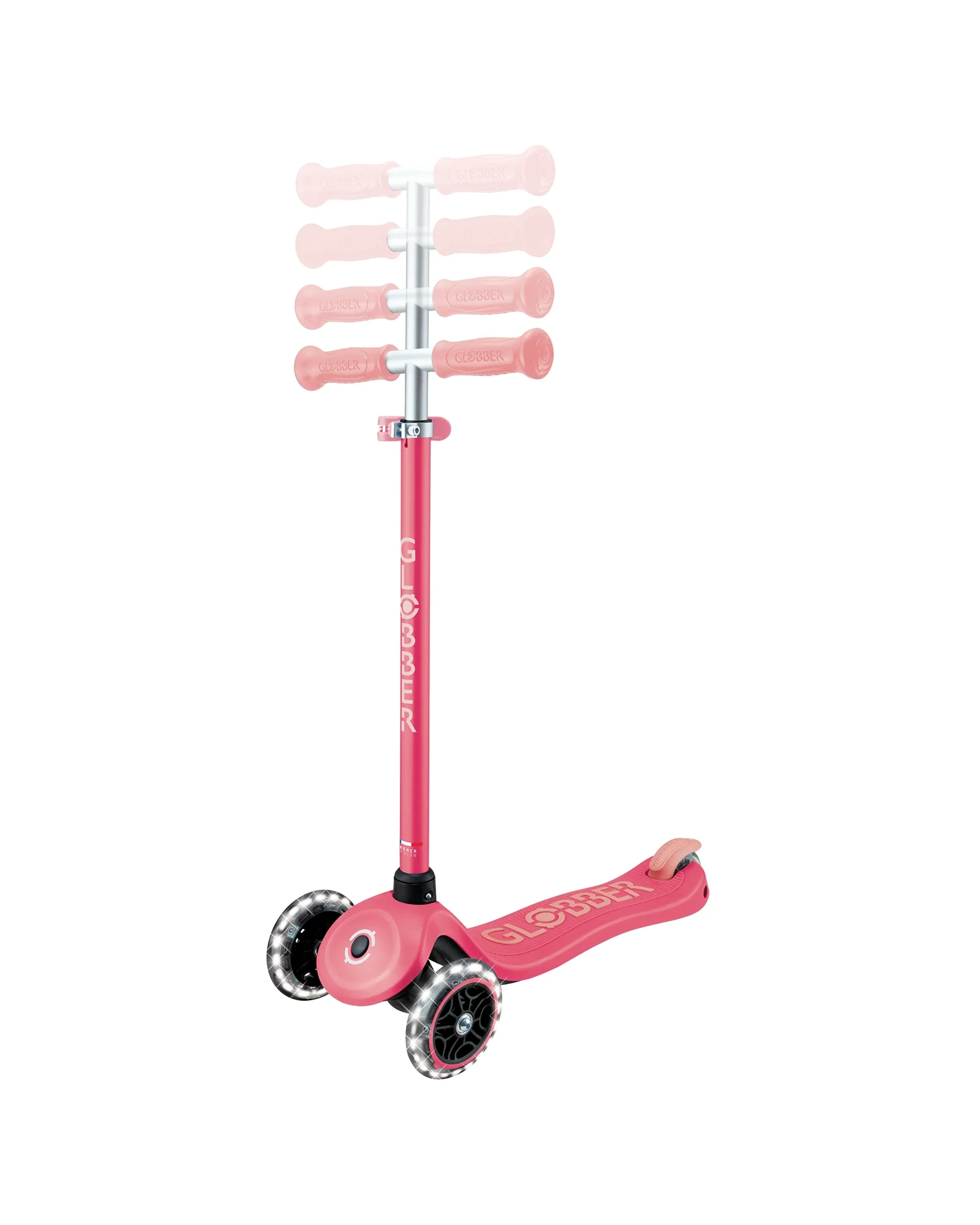 Globber Primo Plus Glow Lights Coral Pink - Image 13
