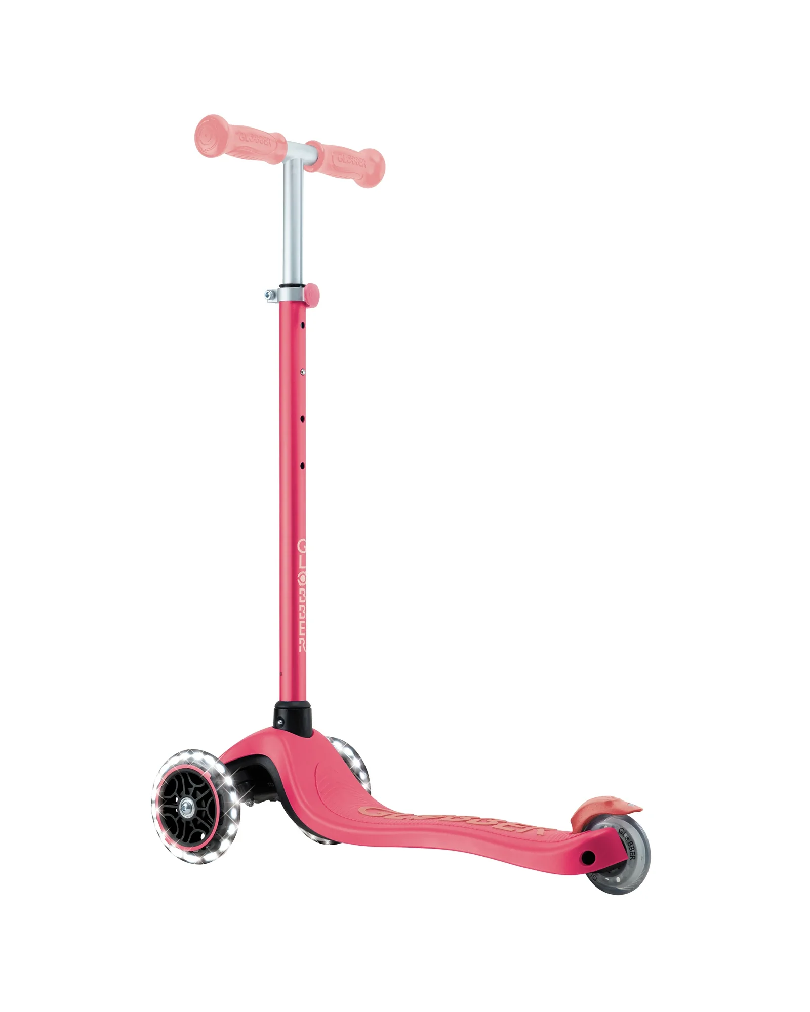 Globber Primo Plus Glow Lights Coral Pink - Image 3