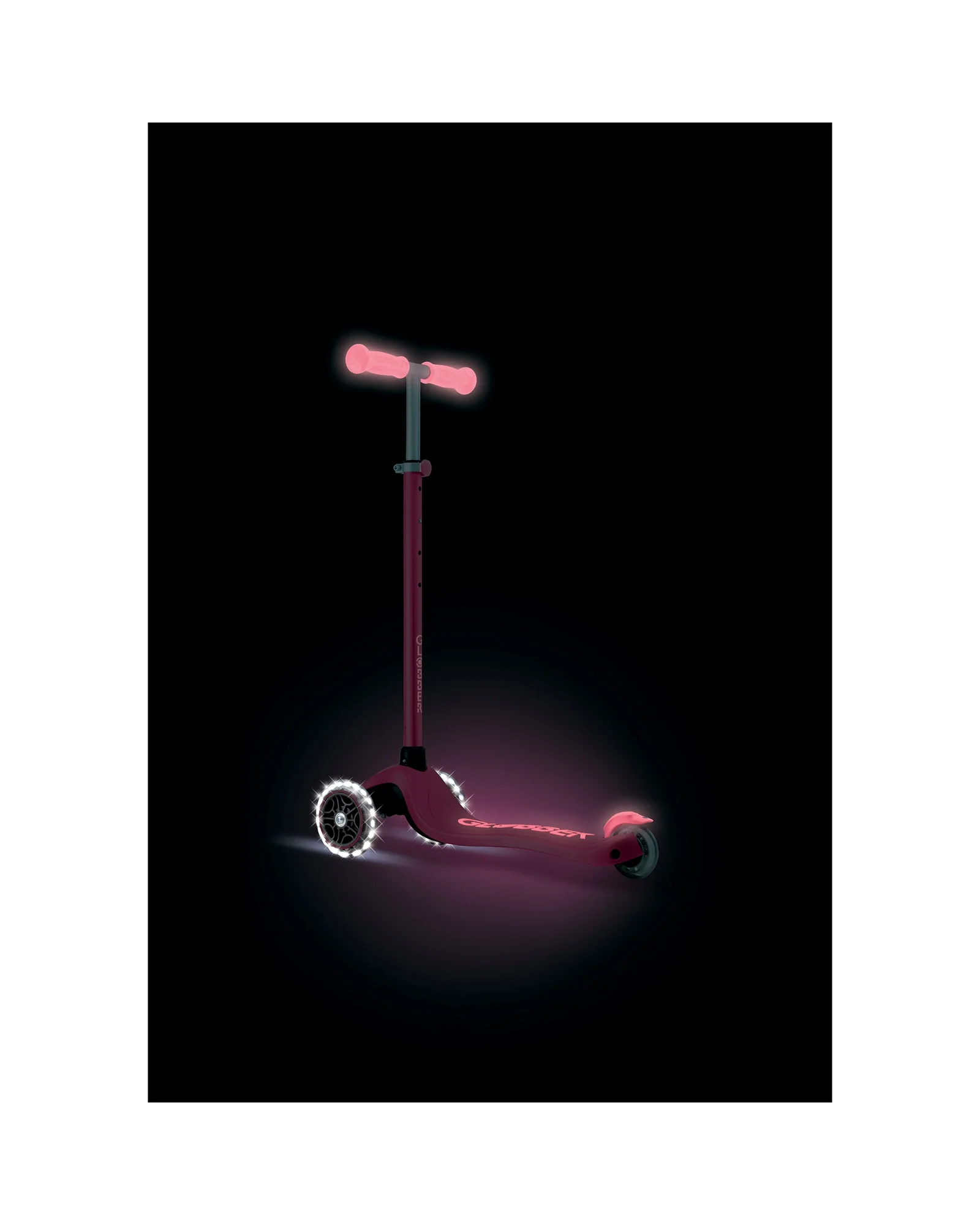 Globber Primo Plus Glow Lights Coral Pink - Image 5