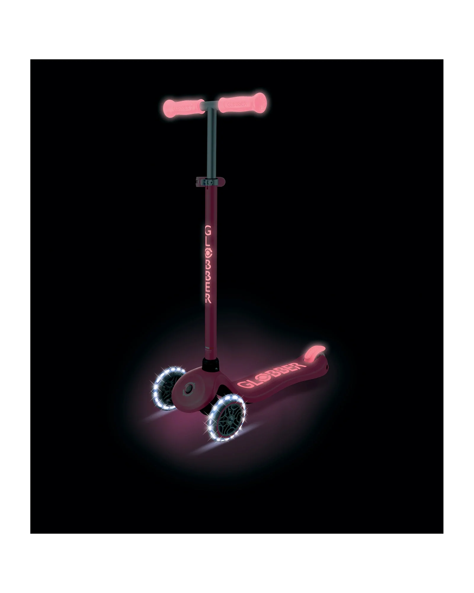 Globber Primo Plus Glow Lights Coral Pink - Image 7