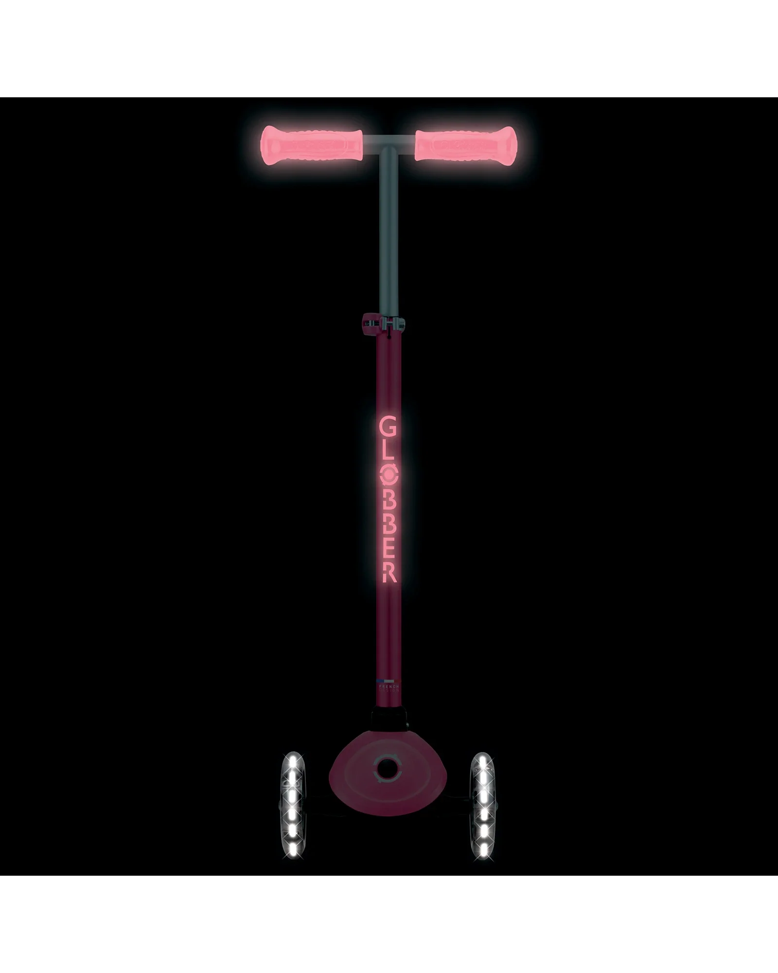 Globber Primo Plus Glow Lights Coral Pink - Image 9