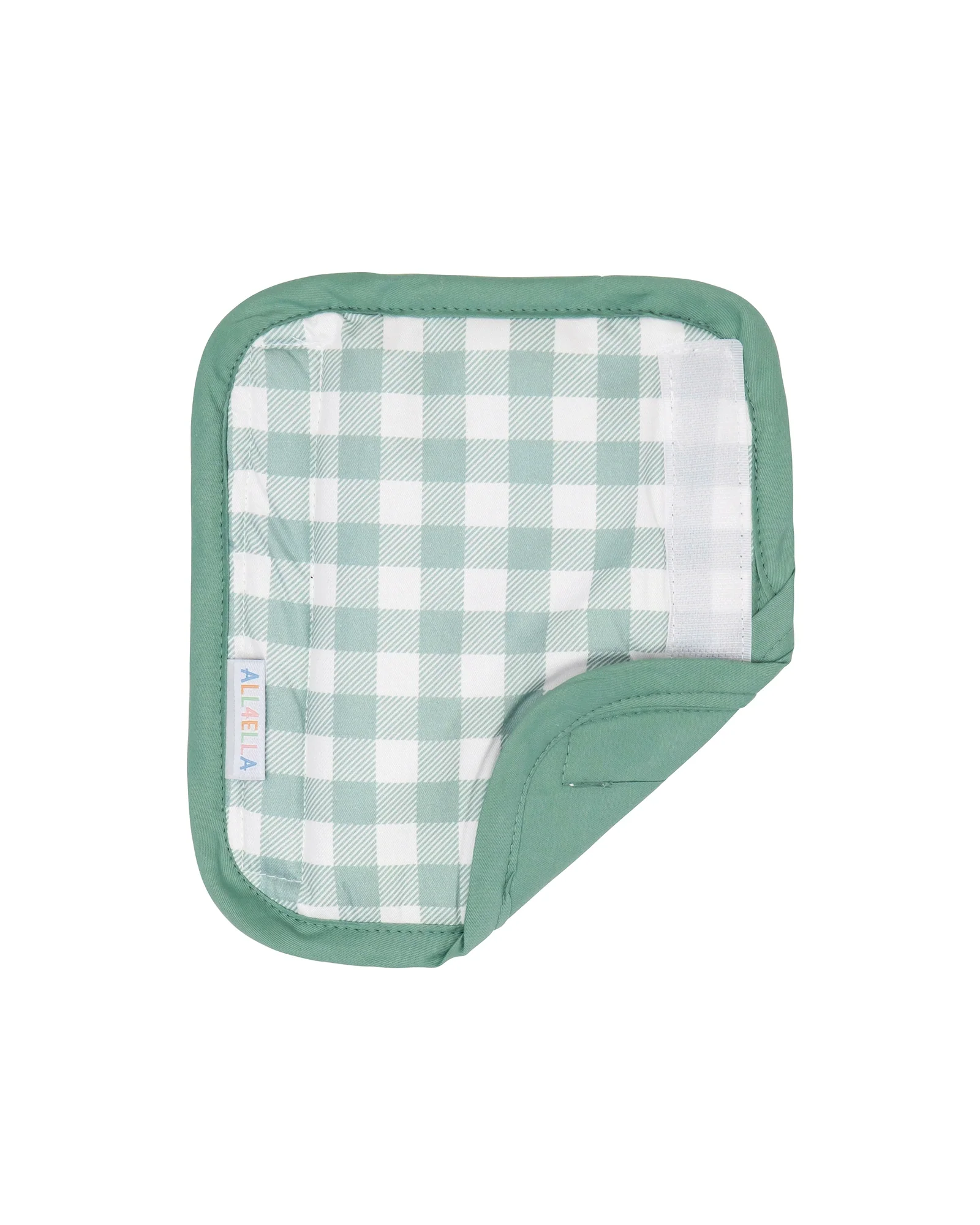 Harness Covers Gingham Sage - Image 2