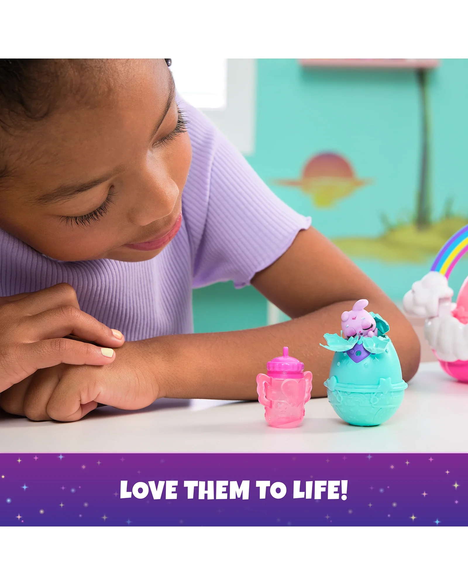 Hatchimals Alive Neon Rainbow Basket - Image 4