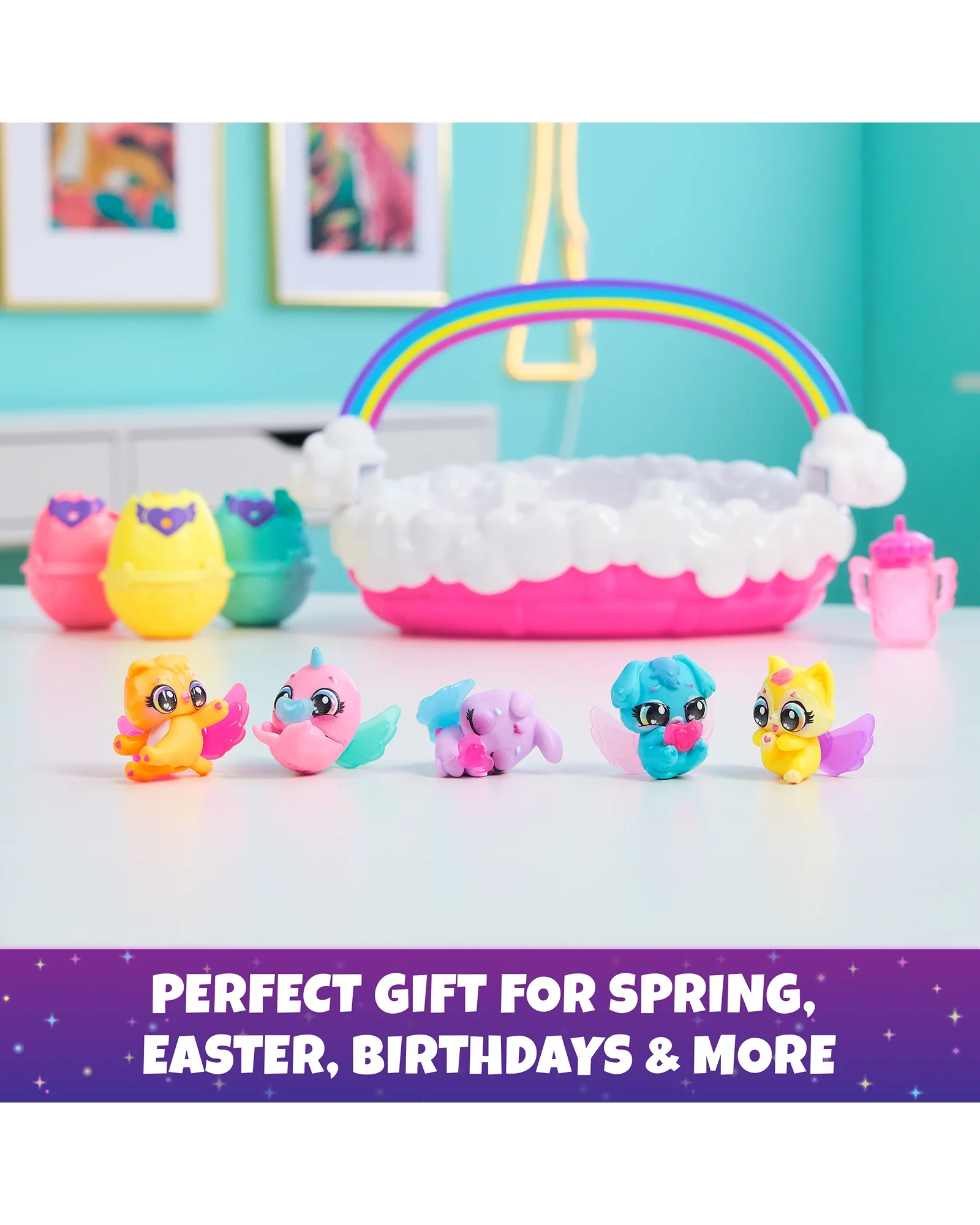 Hatchimals Alive Neon Rainbow Basket - Image 6