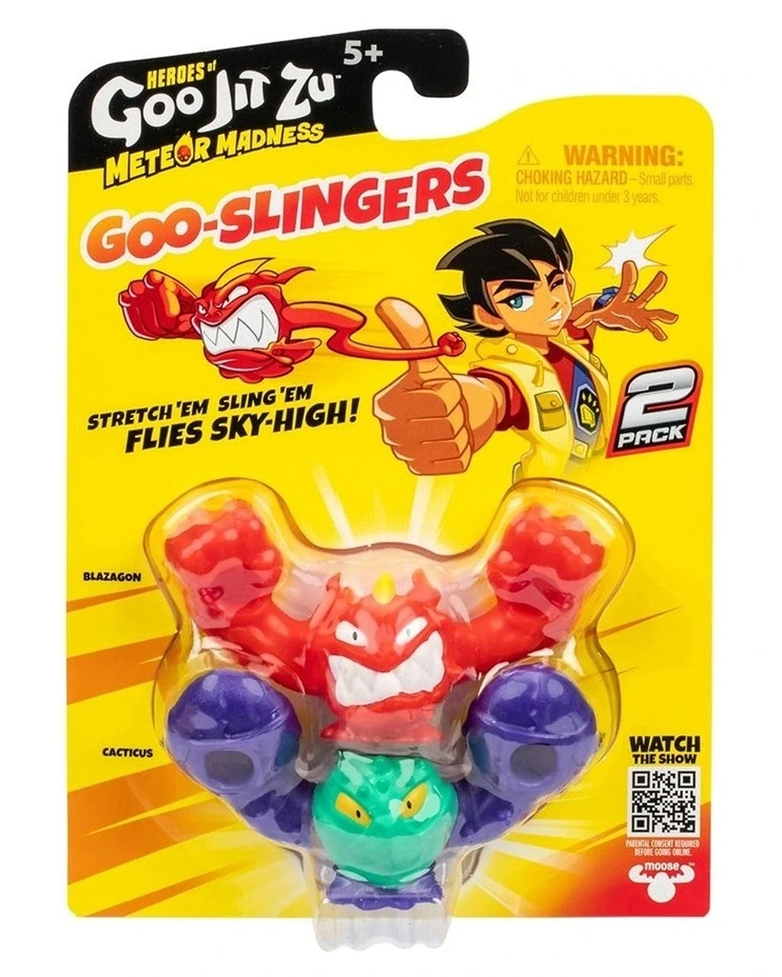 Heroes of Goo Jit Zu Meteor Madness Go Slingers 2PK - Assorted - Image 3