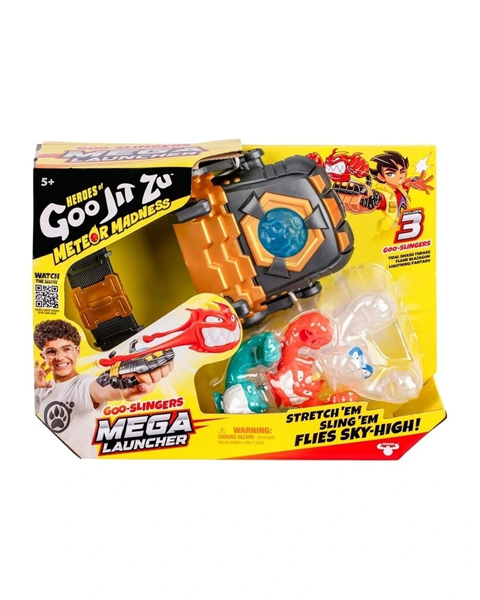 Heroes of Goo Jit Zu Meteor Madness Go Slingers Mega Launcher