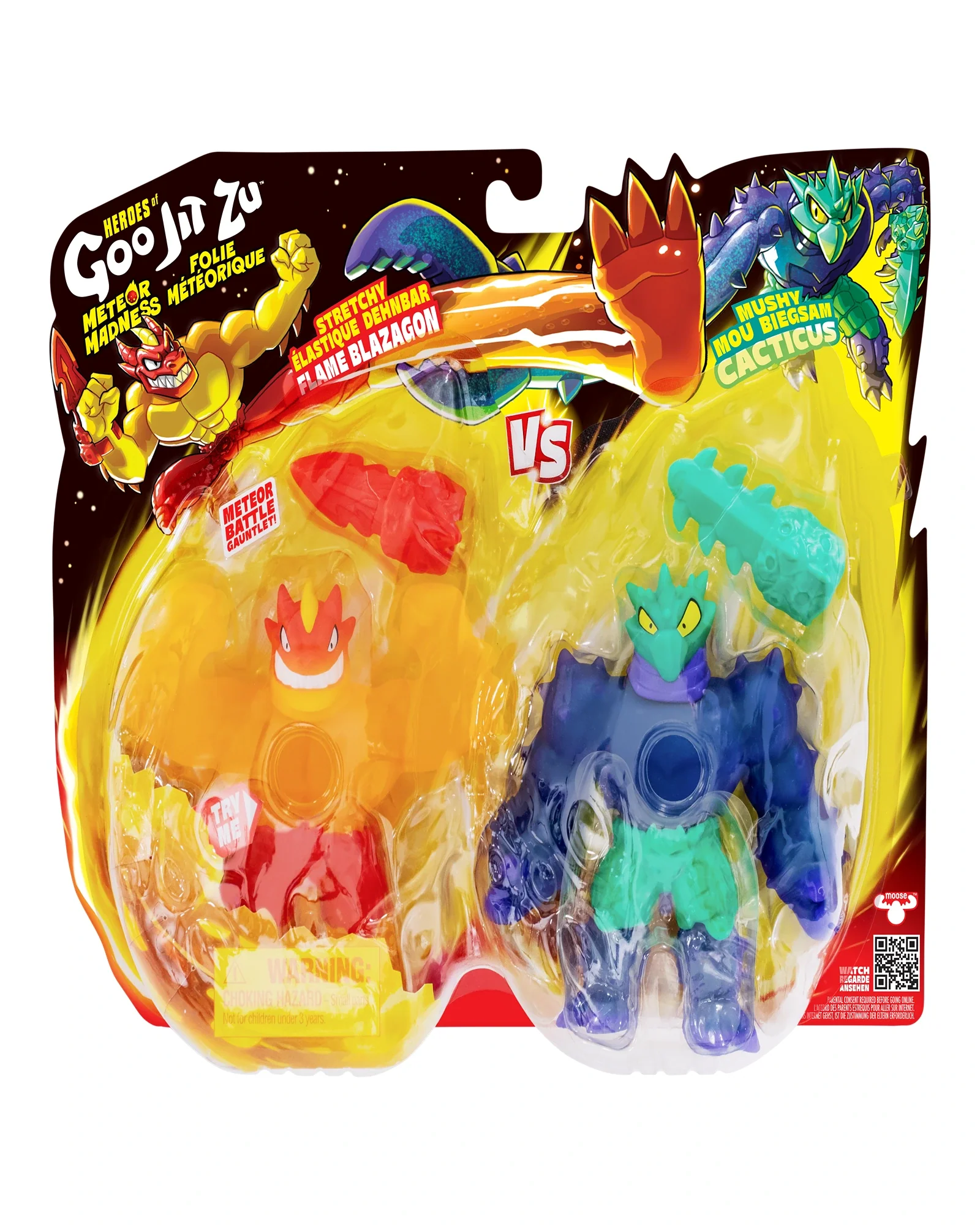 Heroes of Goo Jit Zu S13 Meteor Madness Versus Pack - Assorted