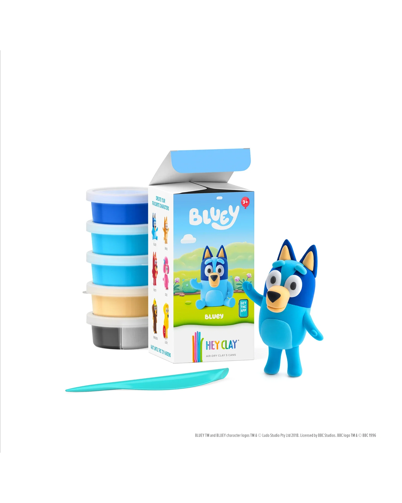 Hey Clay Bluey & Bingo Single Character - Assorted - Image 2