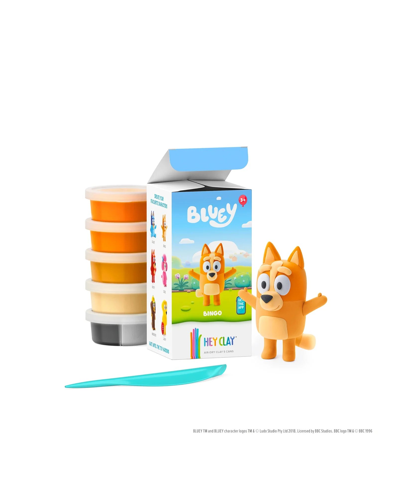 Hey Clay Bluey & Bingo Single Character - Assorted - Image 4