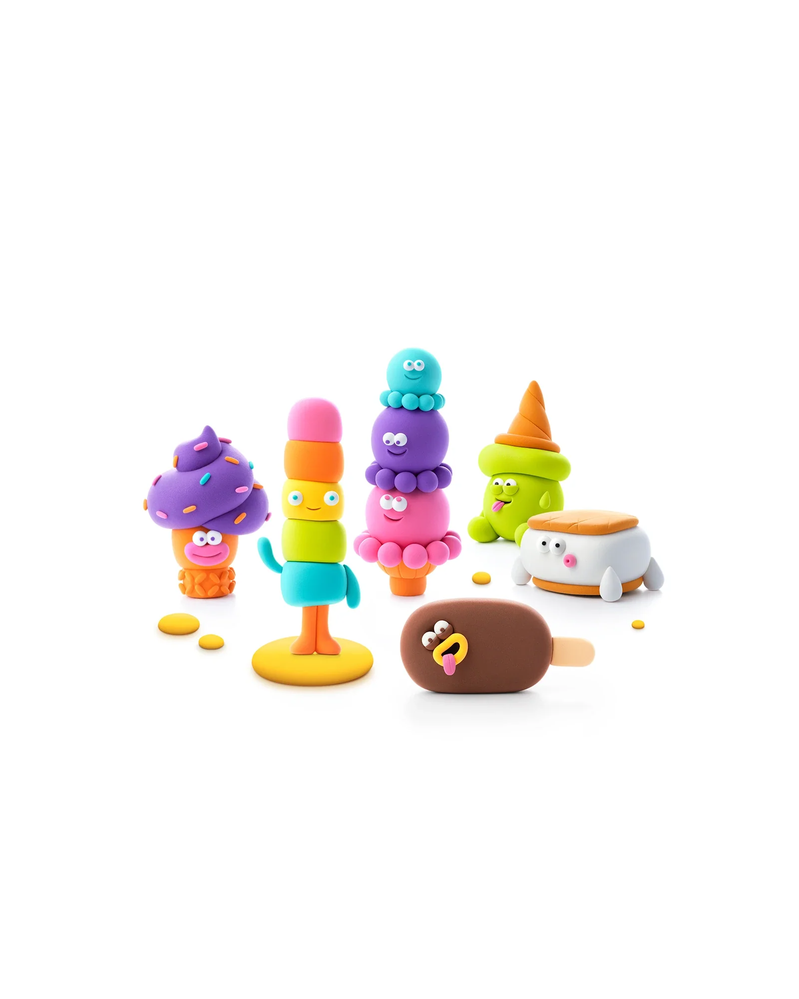 Hey Clay Nice Ice Cream Set - Image 2