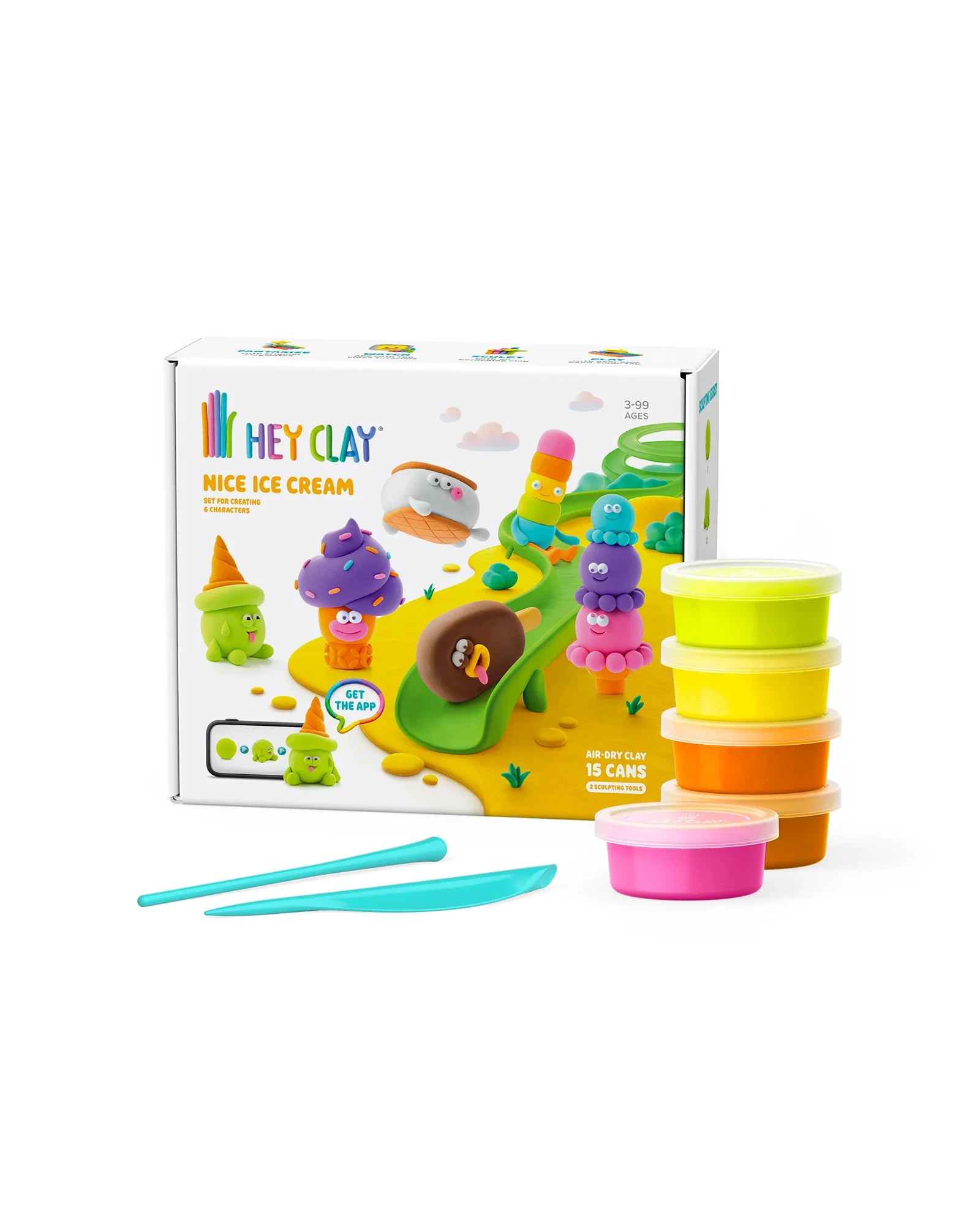 Hey Clay Nice Ice Cream Set - Image 3