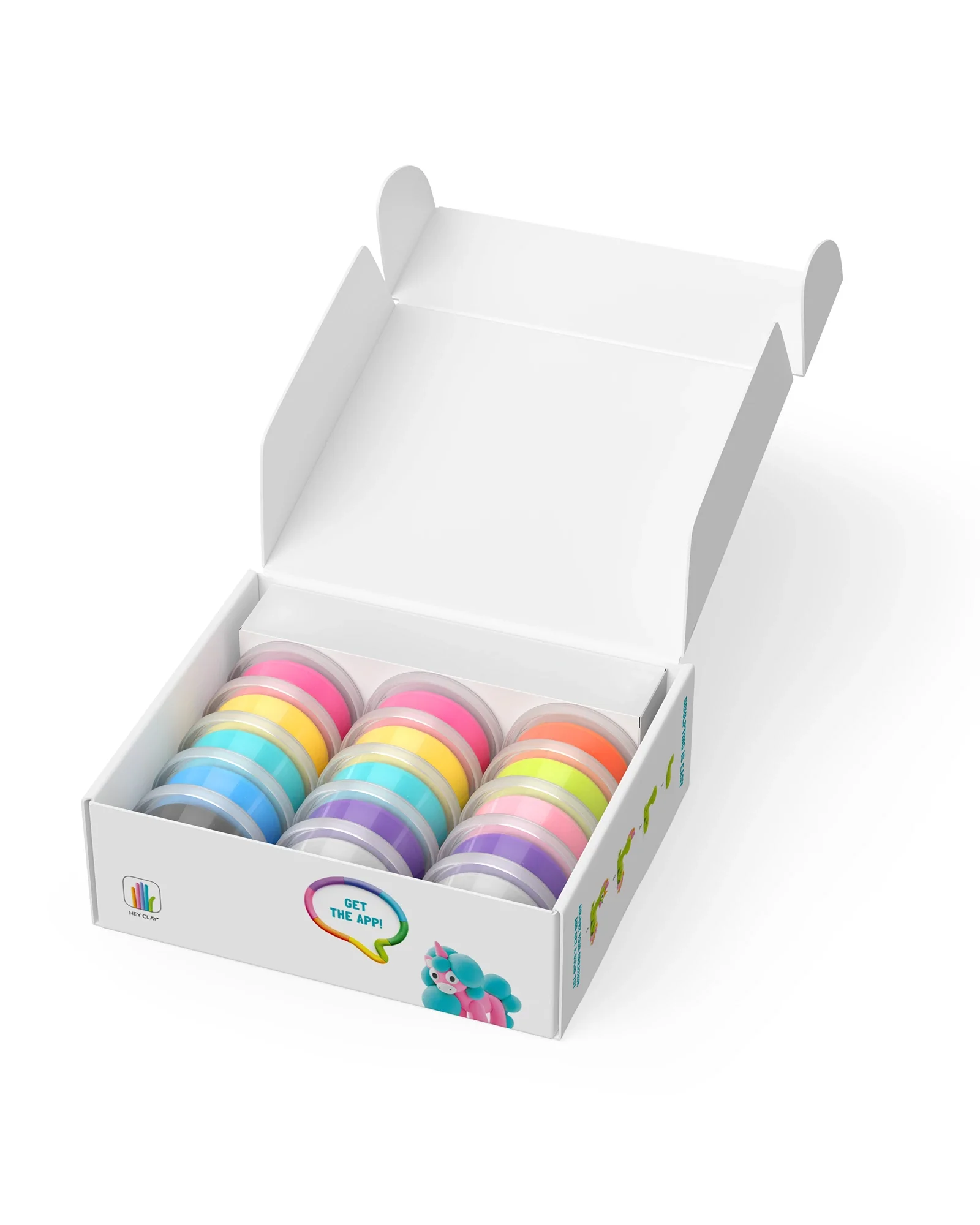 Hey Clay Rainbow Unicorns Set - Image 4