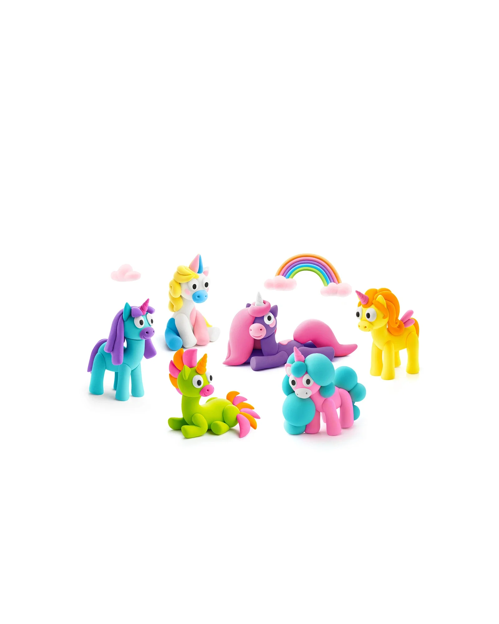 Hey Clay Rainbow Unicorns Set - Image 6