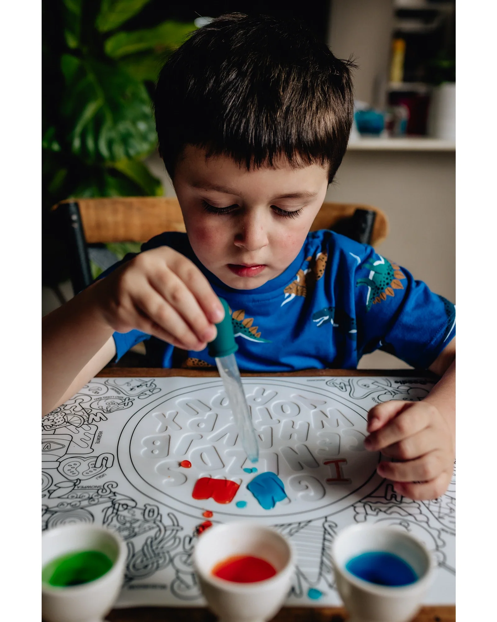 HeyDoodle Alphabet Soup Sensory Colouring & Doodle Mat - Image 7