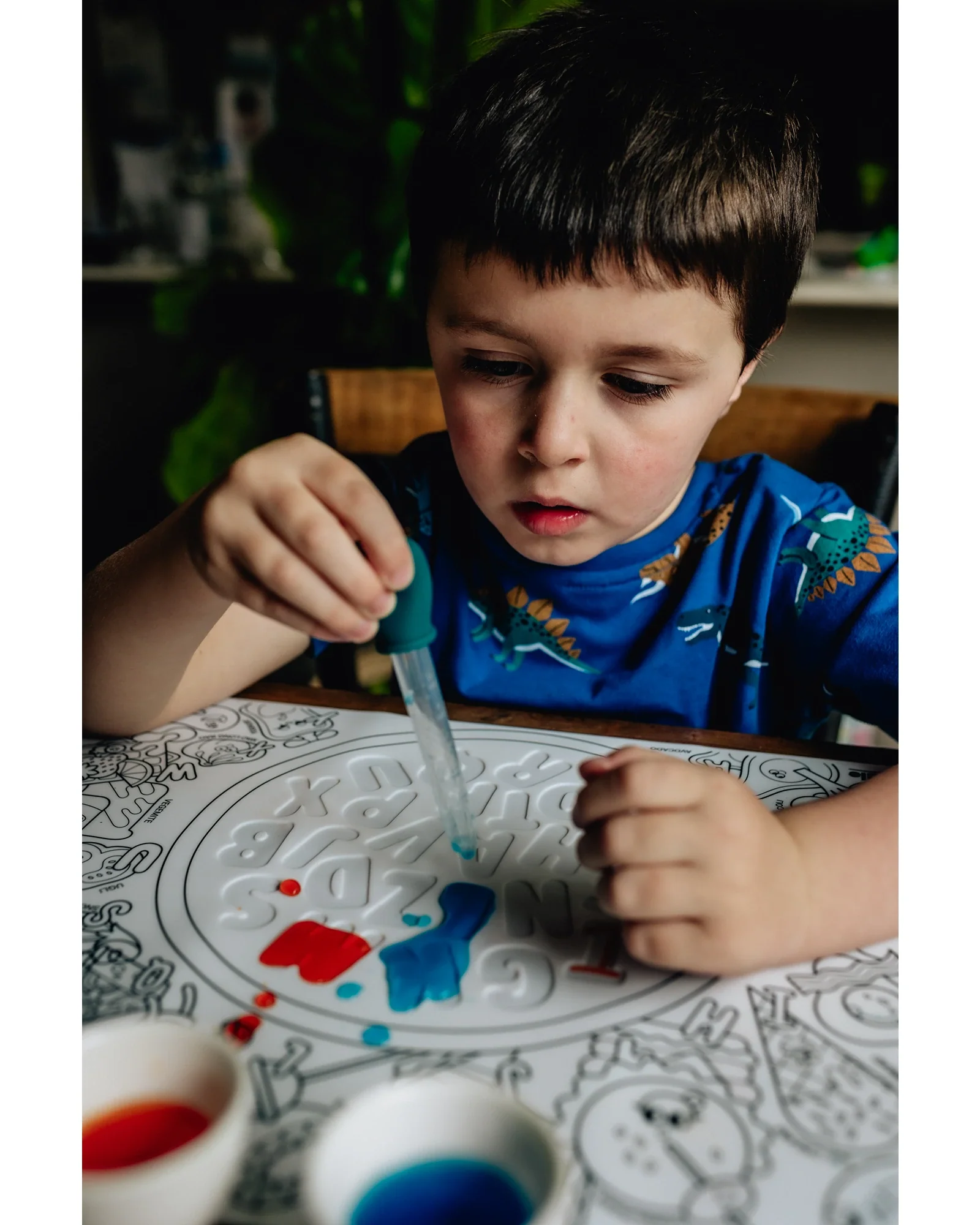 HeyDoodle Alphabet Soup Sensory Colouring & Doodle Mat - Image 8